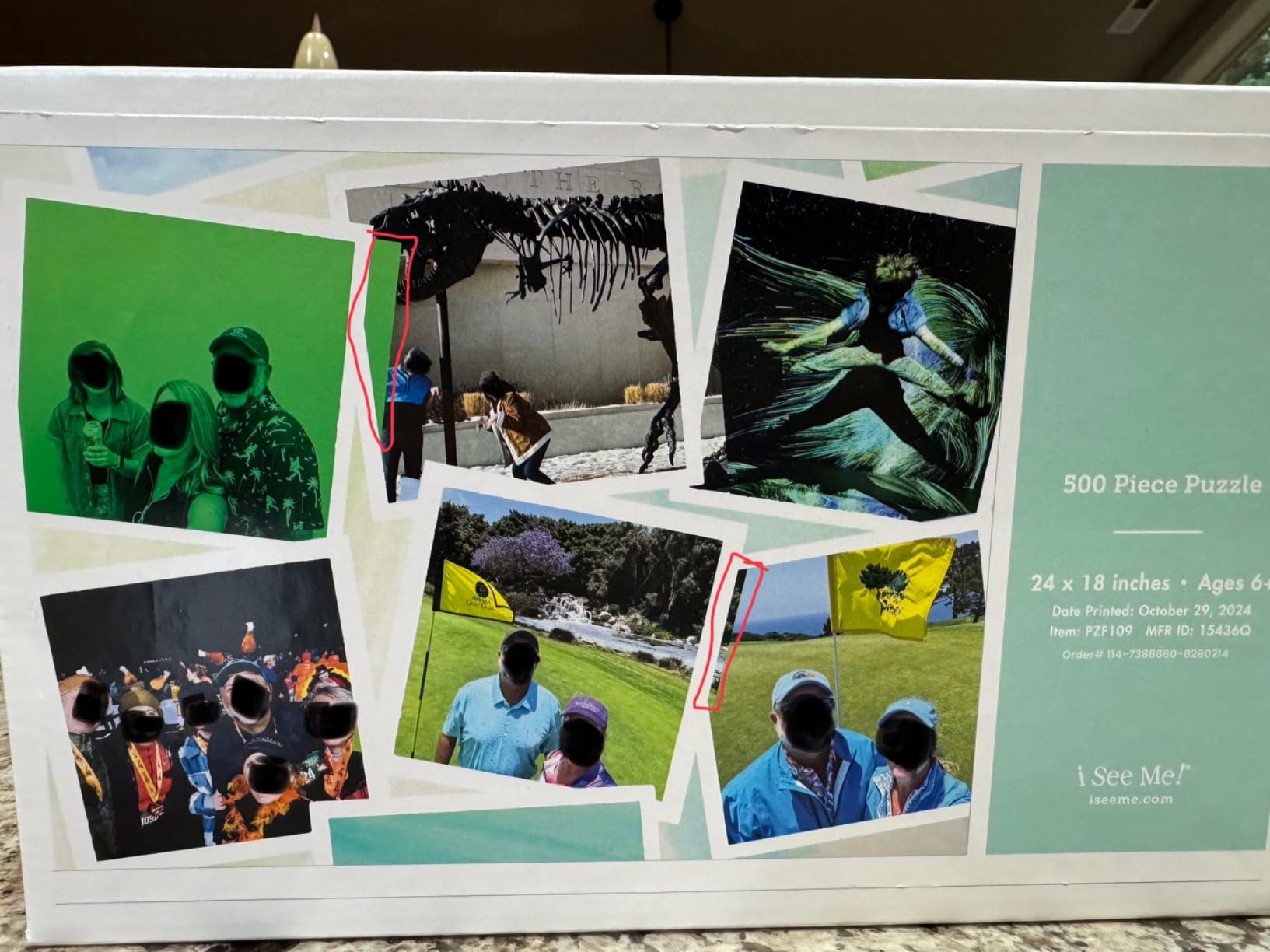Collage Photo Personalized Puzzle - 500 Piece - I See Me! customer photo 1