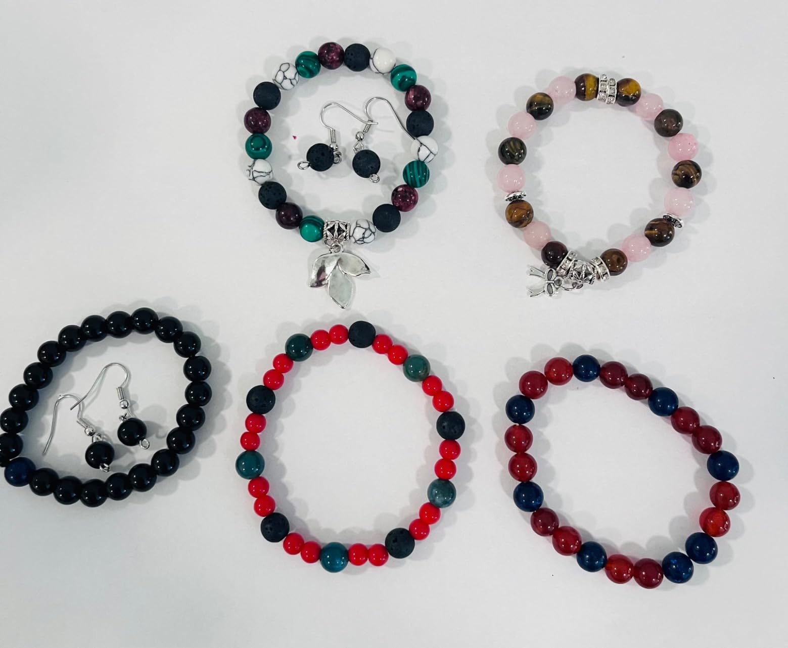 PAXCOO 473Pcs Stone Jewelry Making Kit Crystal Stone Bracelet Making Kit for Adults, Crystal Natural Healing Beads for Jewelry Making, Bracelet Making customer photo 1