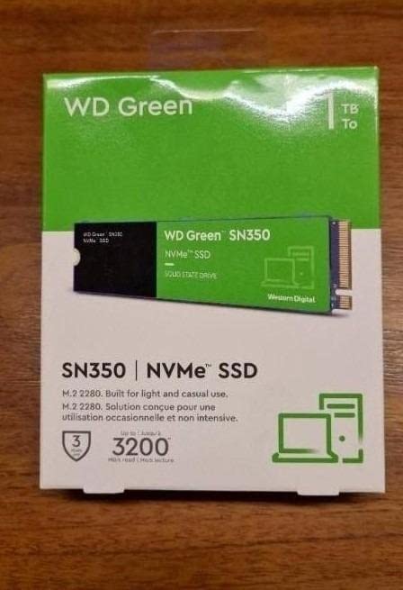 Western Digital 500GB WD Green SN350 NVMe Internal SSD Solid State Drive - Gen3 PCIe, M.2 2280, Up to 2,400 MB/s customer photo 2
