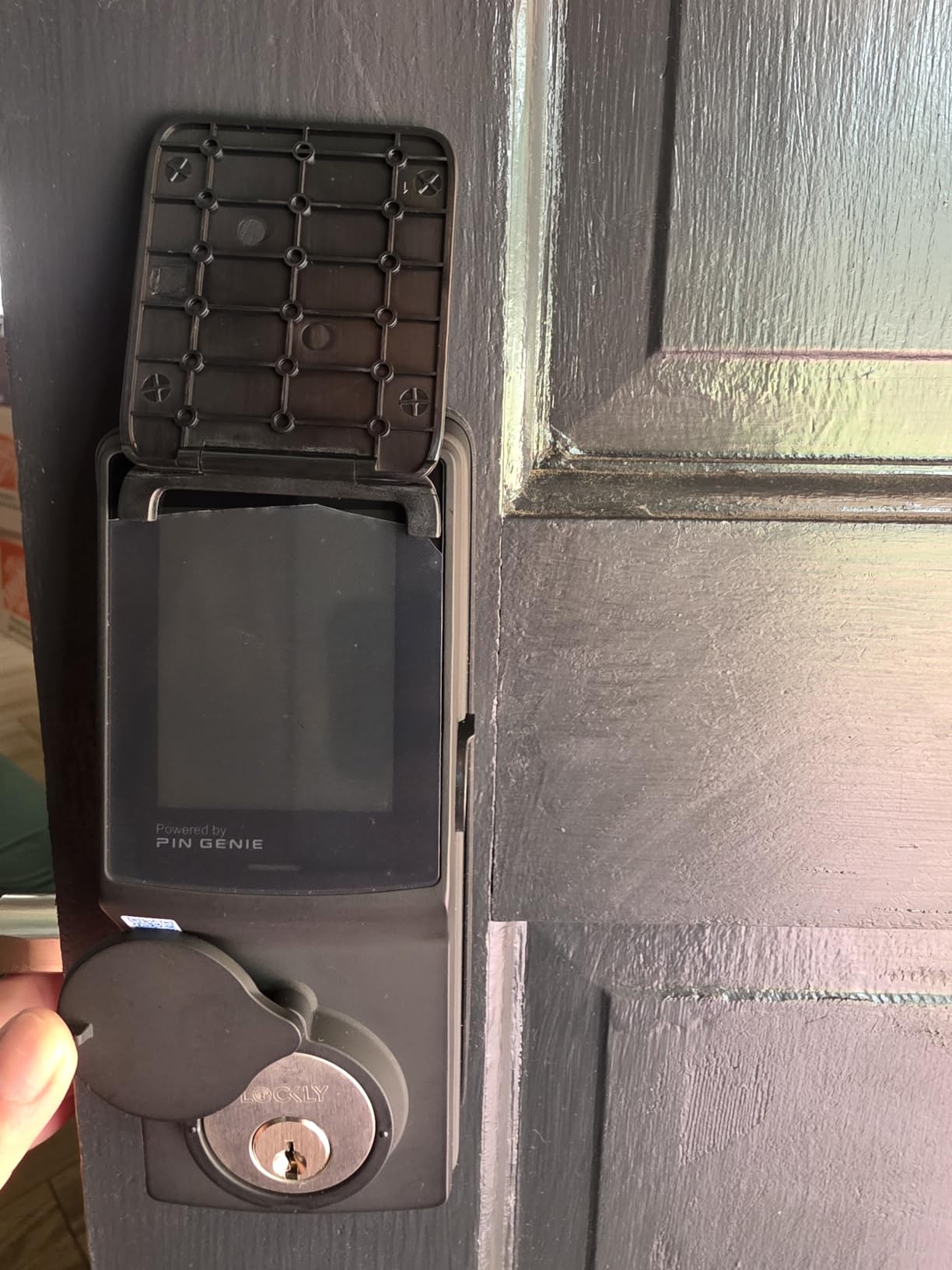 Lockly Secure Plus Smart Deadbolt Lock with 3D Biometric Fingerprint and PIN Genie Keypad customer photo 2