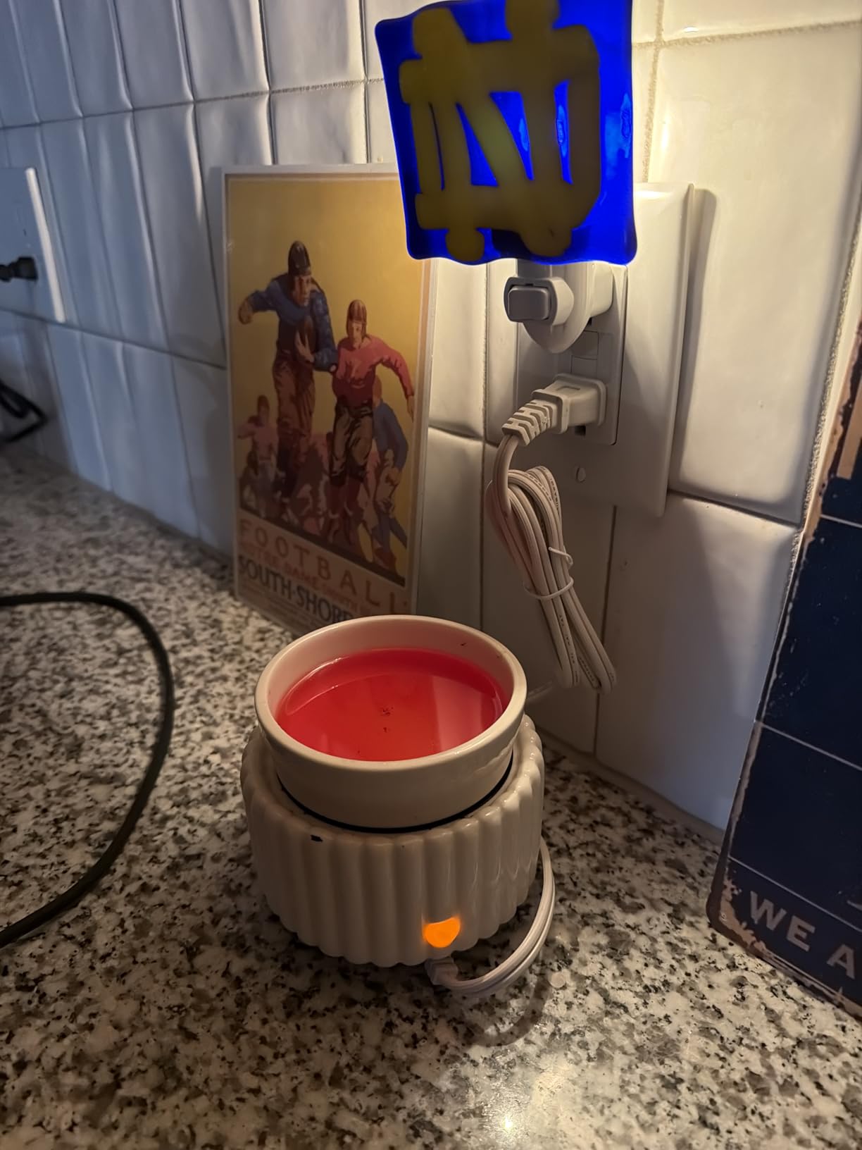 VICTORIA AROMA Ceramic Wax Melt Warmer 3-in-1 Candle Wax Warmer for Scented Wax Melter Electric Fragrance Wax Burner for Home Office Bedroom Gift & Decor customer photo 2