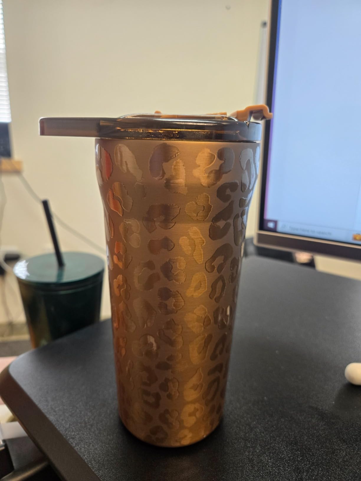 Pour Over 20oz Insulated Coffee Mug | 2-in-1 Travel Coffee Maker with 100% Leakproof Lid | Insulated Coffee Tumbler | Travel & Camping | Comes with Filter Dripper | BPA-Free (Sage) customer photo 1