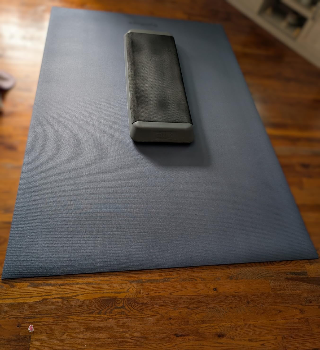 GymCope Large Exercise Mat for Home Workouts (7mm) Extra Thick Workout Mat, High-Density Gym Mat for Cardio, Jump Rope, MMA, Weights customer photo 1