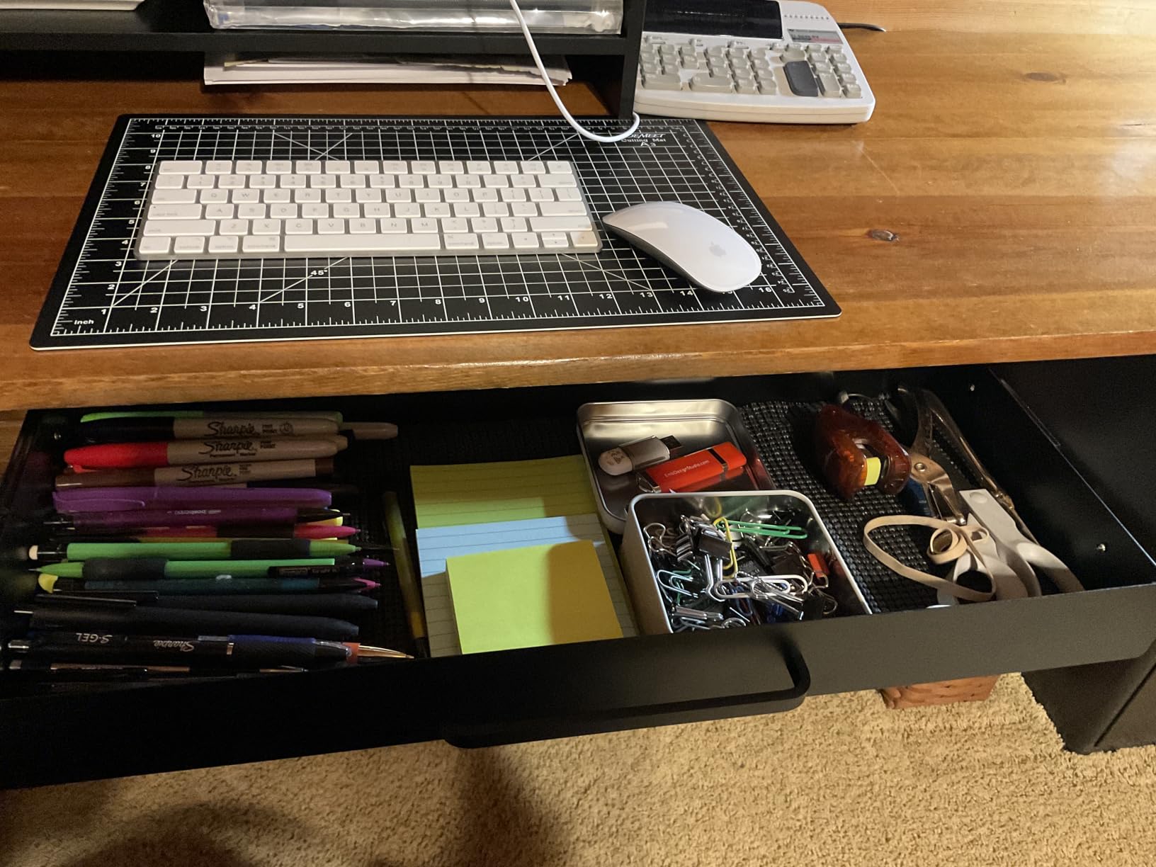 VIVO Black 13 x 9 in Under Desk Storage Drawer, DESK-DR1H-B | Sliding Steel Pull-out Drawer for Office Desk customer photo 2