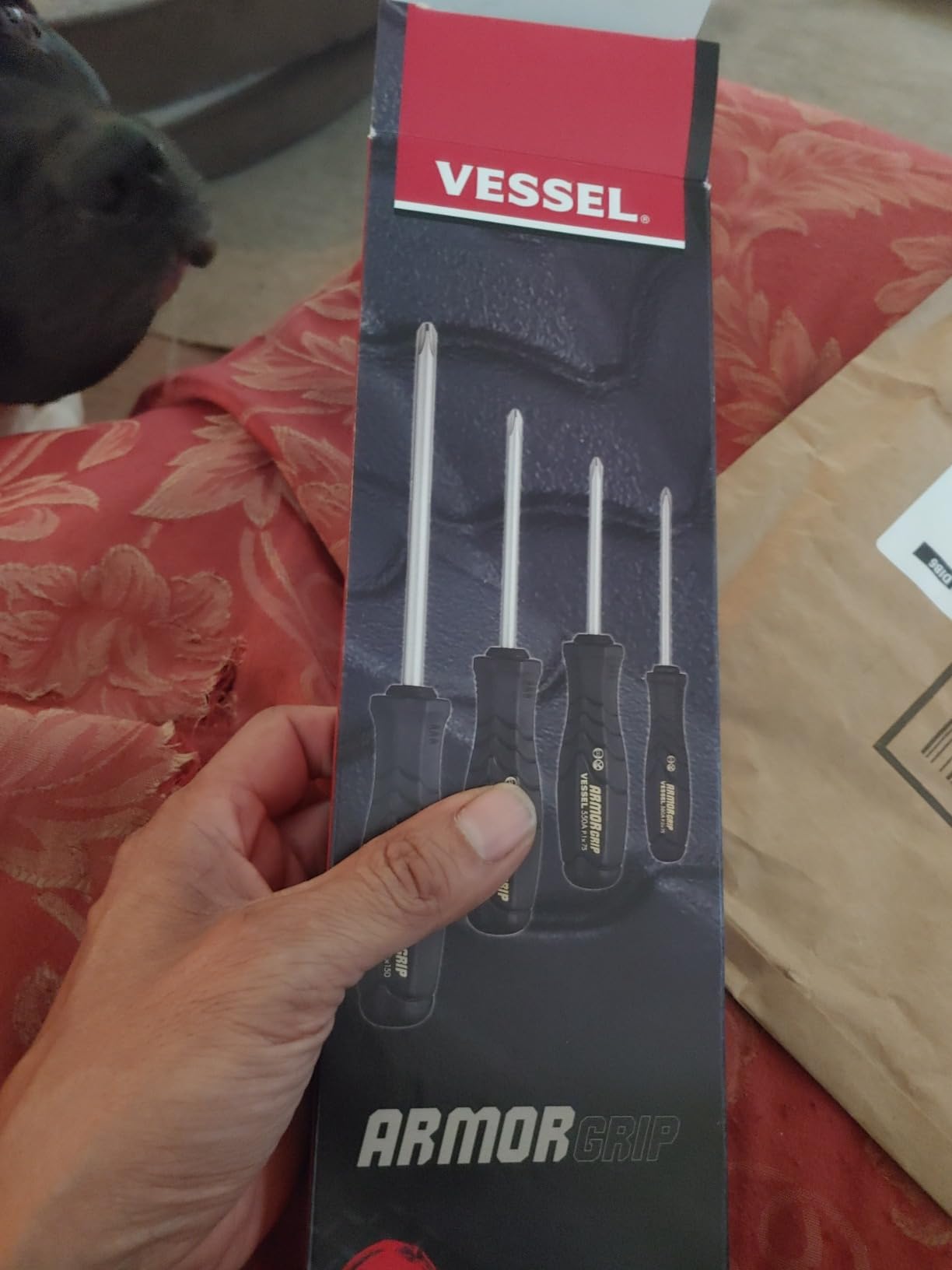 VESSEL ARMOR GRIP JISDRIVE Screwdriver 4PC. Set customer photo 2
