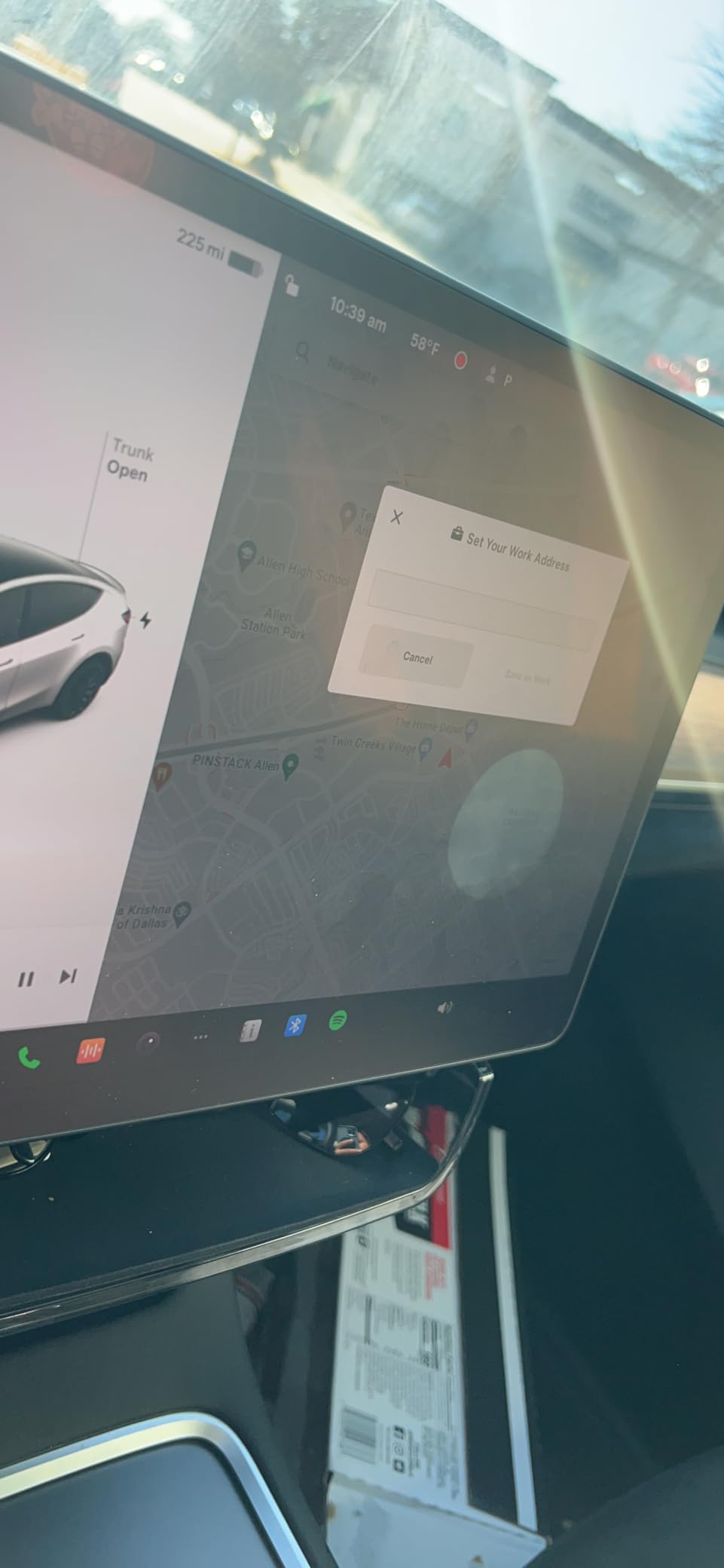 Tesla Model Y(2020-2025)/Model 3(2017-2023) 9H Matte 15'' Screen Protector with Alignment Kit, Ultra-Clear 9H Tempered Glass, Anti-Scratch & Oleophobic, Bubble-Free customer photo 1