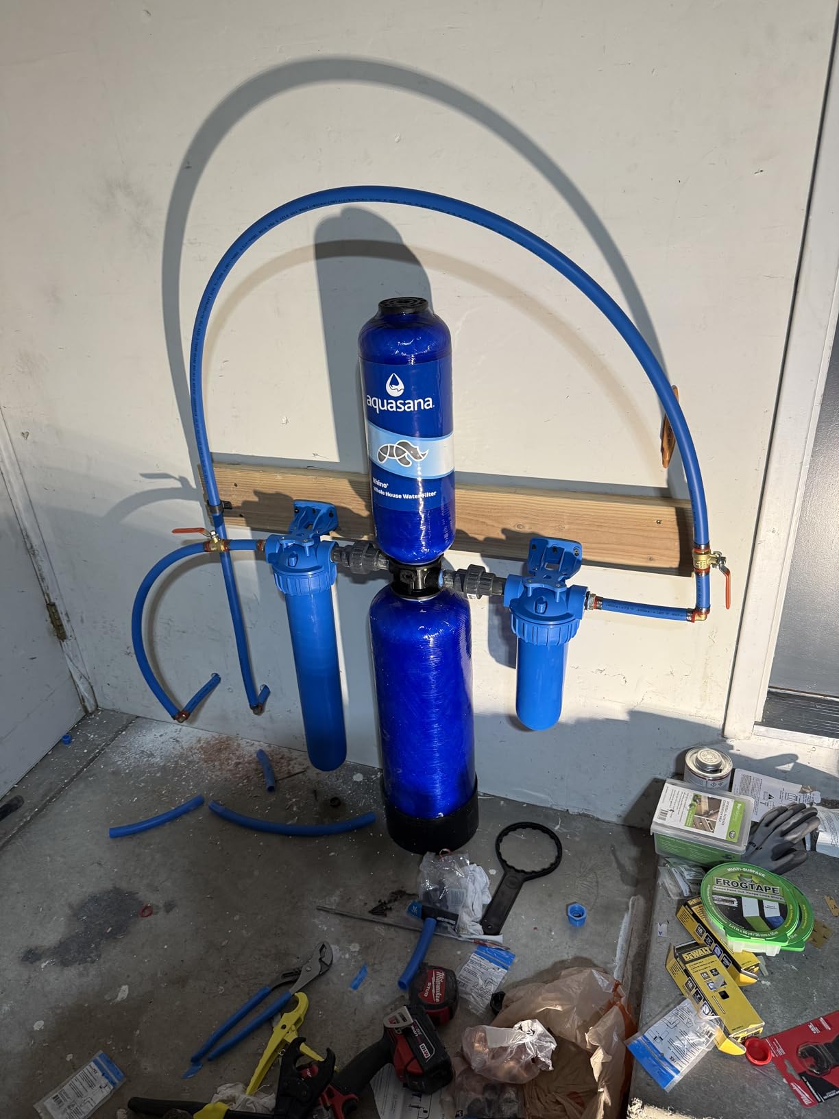 Aquasana Whole House Well Water Filter | 500K-Gallon | UV | WH-Well-CT-UVS | 5-Year Filter | 14.7 GPM | Carbon & KDF | Reduces Chlorine, Bacteria & Viruses | Salt-Free Scale Control | 5-Year Warranty customer photo 1