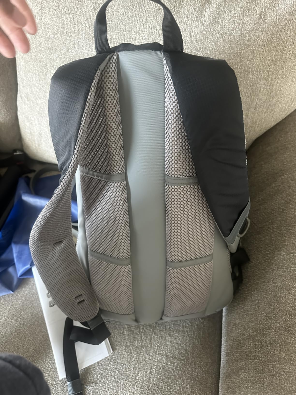 riderbag Reflective Motorcycle Backpack, Hi Viz Commuter Riding Bag | Designed by Riders for Everyday Rides with Laptop Compartment and Helmet Net. Built to Help You Be Seen. customer photo 1