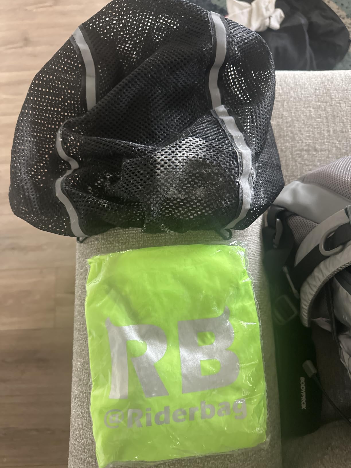 riderbag Reflective Motorcycle Backpack, Hi Viz Commuter Riding Bag | Designed by Riders for Everyday Rides with Laptop Compartment and Helmet Net. Built to Help You Be Seen. customer photo 2