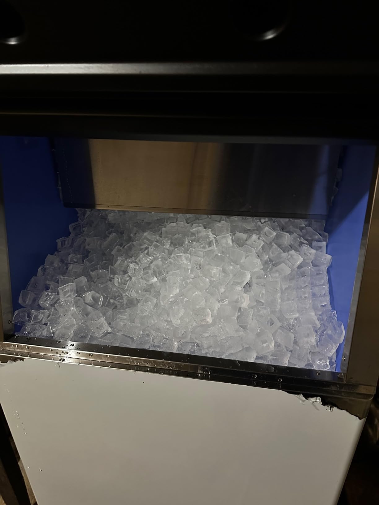 EUHOMY Commercial Ice Maker Machine, 400lbs/24H, 250lbs Bin, Stainless Steel | Freestanding Commercial Ice Machine, ETL Approval, 24H Timer, Auto-Cleaning, for Bar/Cafe/Restaurant/Business customer photo 2