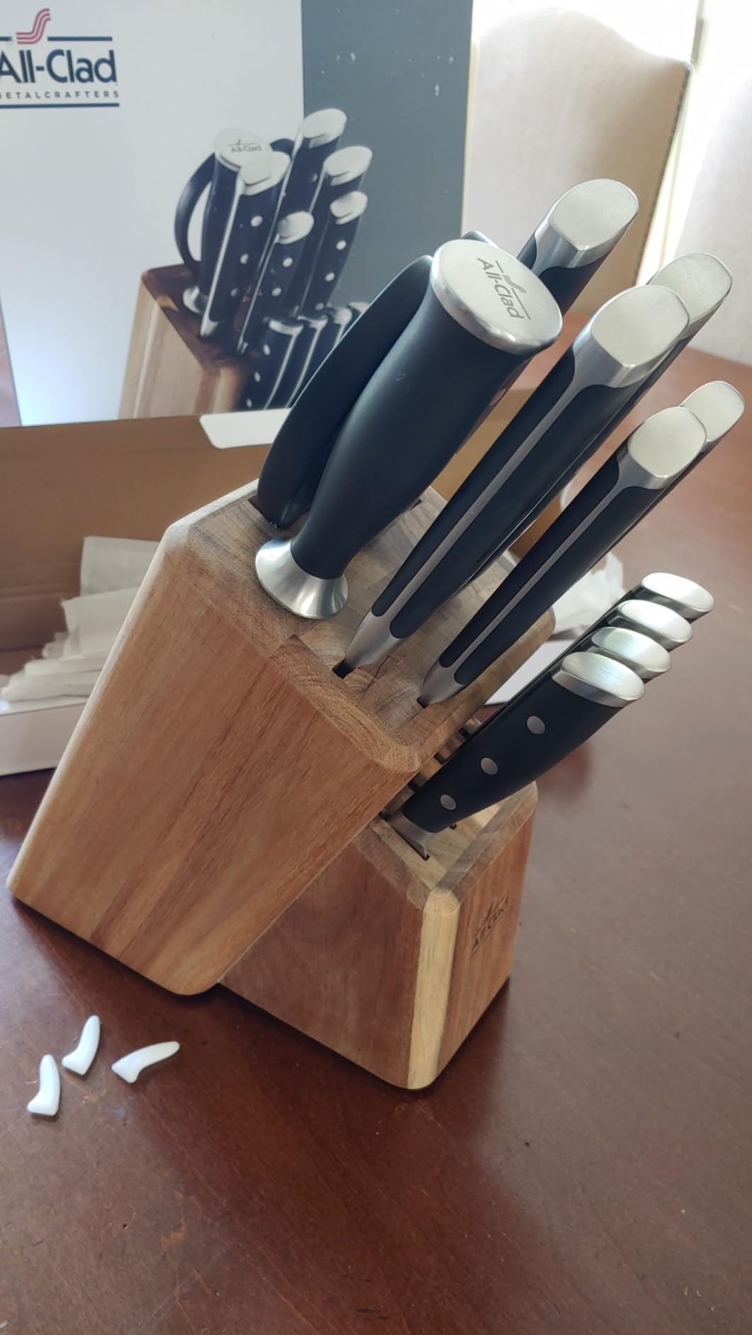 All-Clad Forged German Stainless Steel Kitchen Knife Block Set, 12 piece customer photo 1