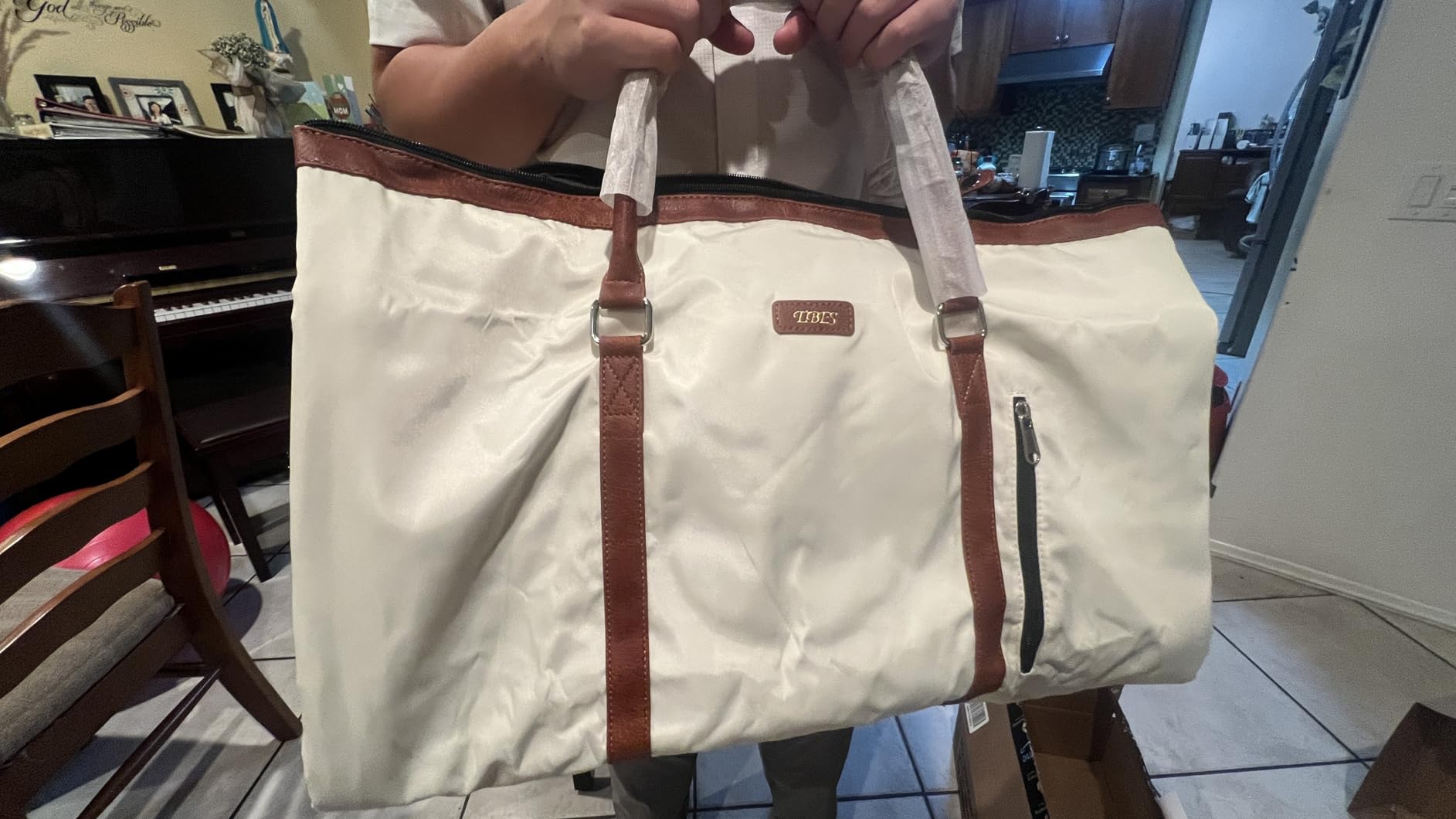 Convertible 2-in-1 Garment Bags for Travel with Waterproof Shoe Compartment customer photo 1