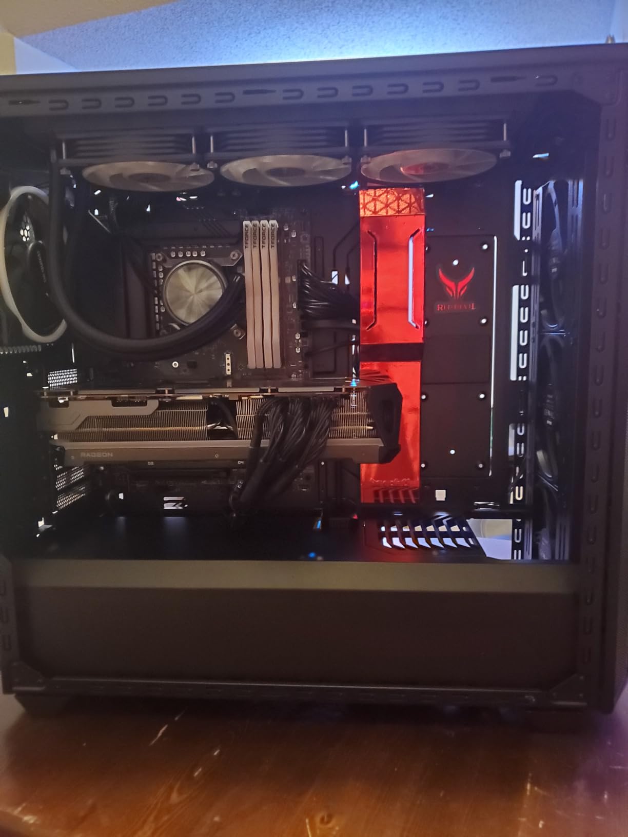 Shadow Base 800 FX - ARGB - 4 Light Wings 140mm PWM Fans - Mid-Tower PC Gaming Case - 420mm Radiators or E-ATX Motherboards Support - White - BGW64 customer photo 2
