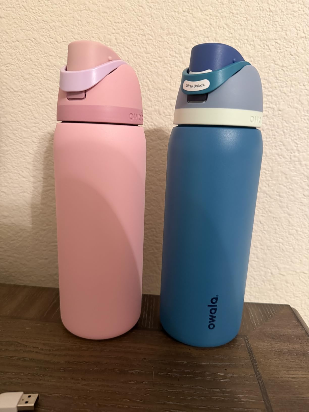 Owala FreeSip Stainless Steel Water Bottle 32 oz Foggy Tide customer photo 2