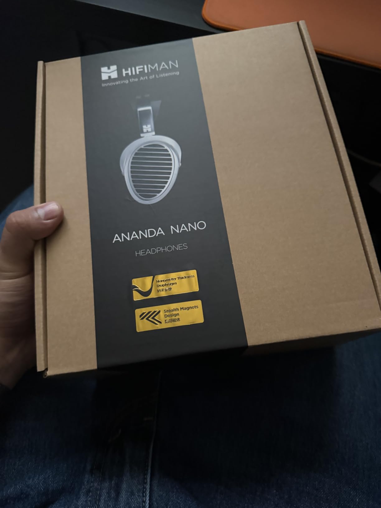 HiFiMan Ananda Nano Open-Back Over-Ear Planar Magnetic Hi-Fi Headphones with Stealth Magnets and Nanometer Thickness Diaphragm customer photo 2