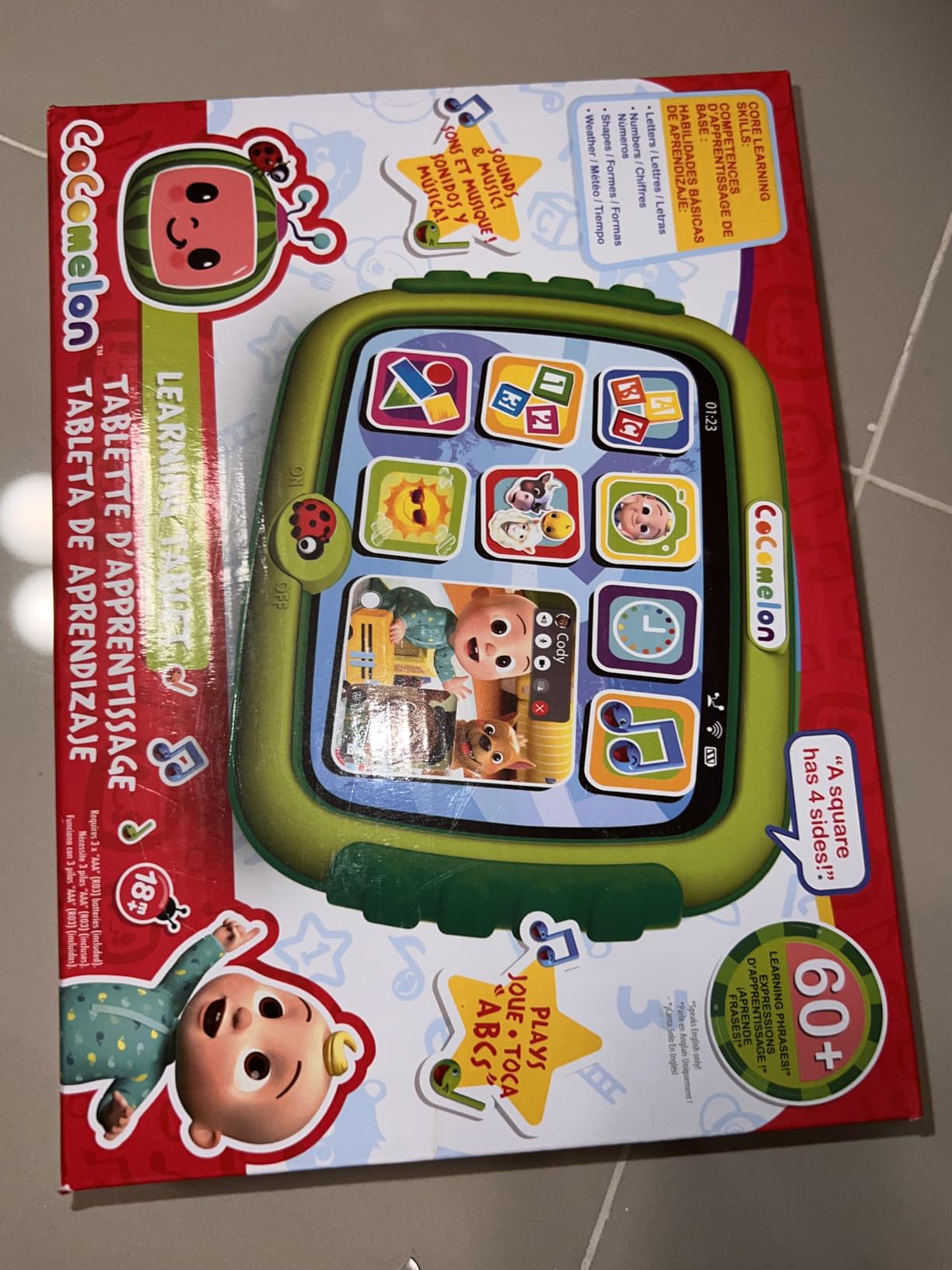 CoComelon Learning Tablet, 60+ Learning Phrases, Sing-Along to the