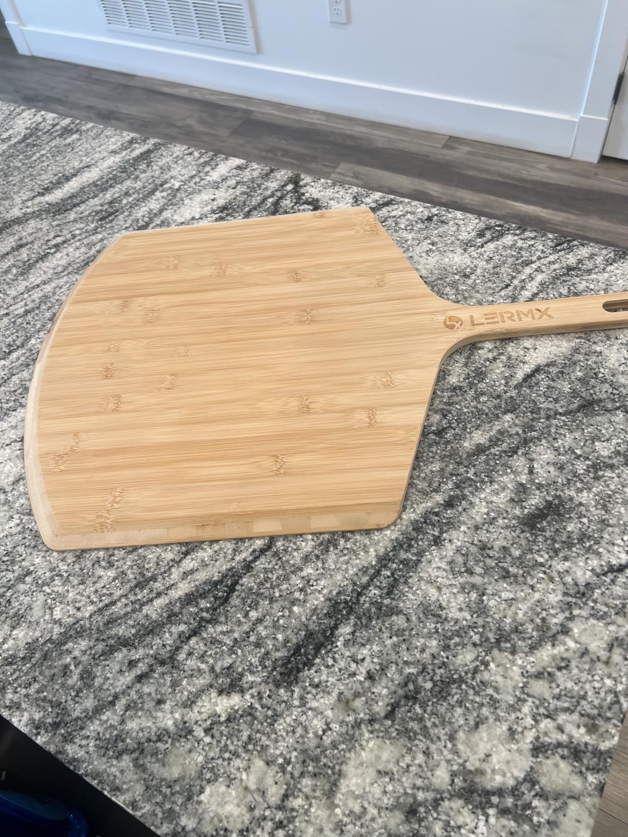 Pizza Peel 16 Inch, Natural Bamboo Pizza Board for Transferring & Serving | 16