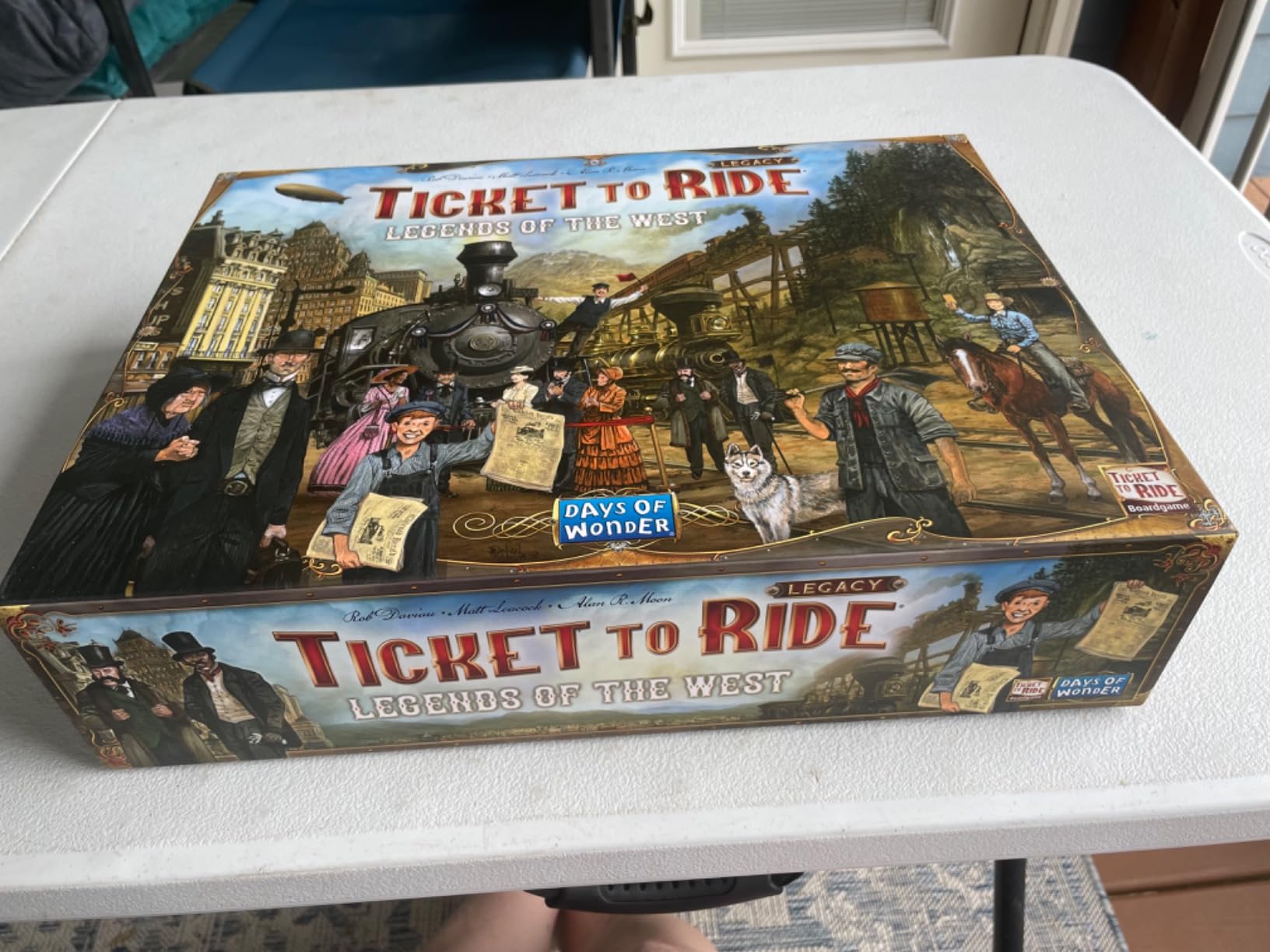 Asmodee Ticket to Ride Legacy: Legends of The West Board Game - The Ultimate Train Adventure! Strategy Game, Family Game for Kids & Adults, Ages 10+, 2-5 Players, 20-90 Min Playtime customer photo 1