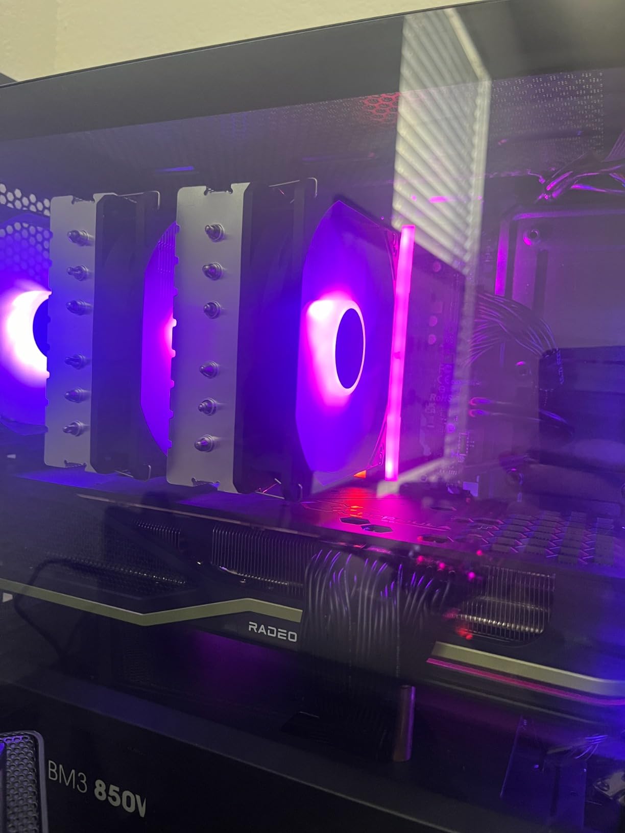 Cooler Master Hyper 620S Dual Tower ARGB CPU Air Cooler, 120mm PWM Fan, 6 Heat Pipes, Silver Nickel-Plated Copper, 154.9mm Tall, AMD Ryzen AM5|AM4, Intel LGA 1851|1700|1200 customer photo 2