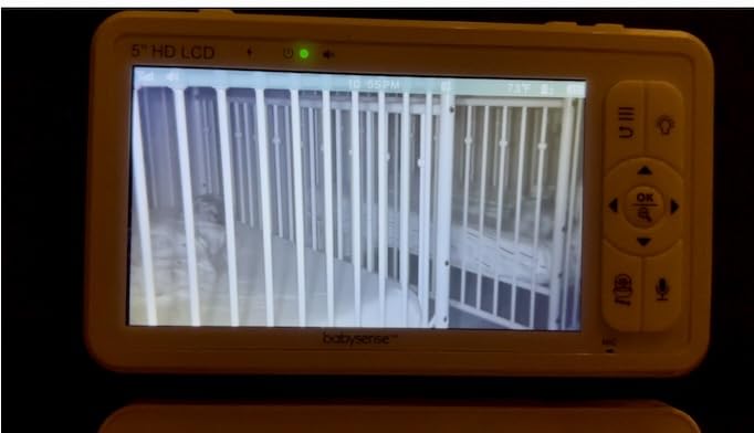 Babysense True Sleep HD Baby Monitor with Camera and Audio + Baby Sleep Movement Monitor, No WiFi, 2 Non-Contact Under Mattress Sensors, Non-Wearable Monitor, Full Crib Coverage customer photo 1
