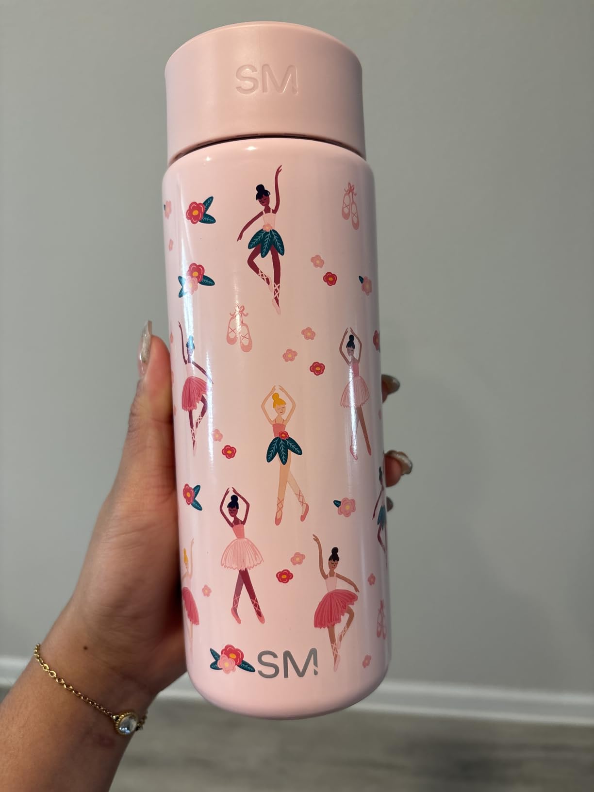 Simple Modern Kids Water Bottle with Straw Lid | 14oz Insulated Stainless Steel Kids Tumbler & Spill Proof Toddler Cup for School, Girls, Boys | Summit | Confetti customer photo 2