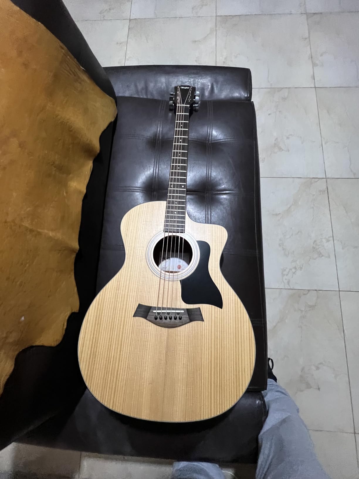 Taylor 114ce-S Acoustic-electric Guitar - Natural Sapele customer photo 2