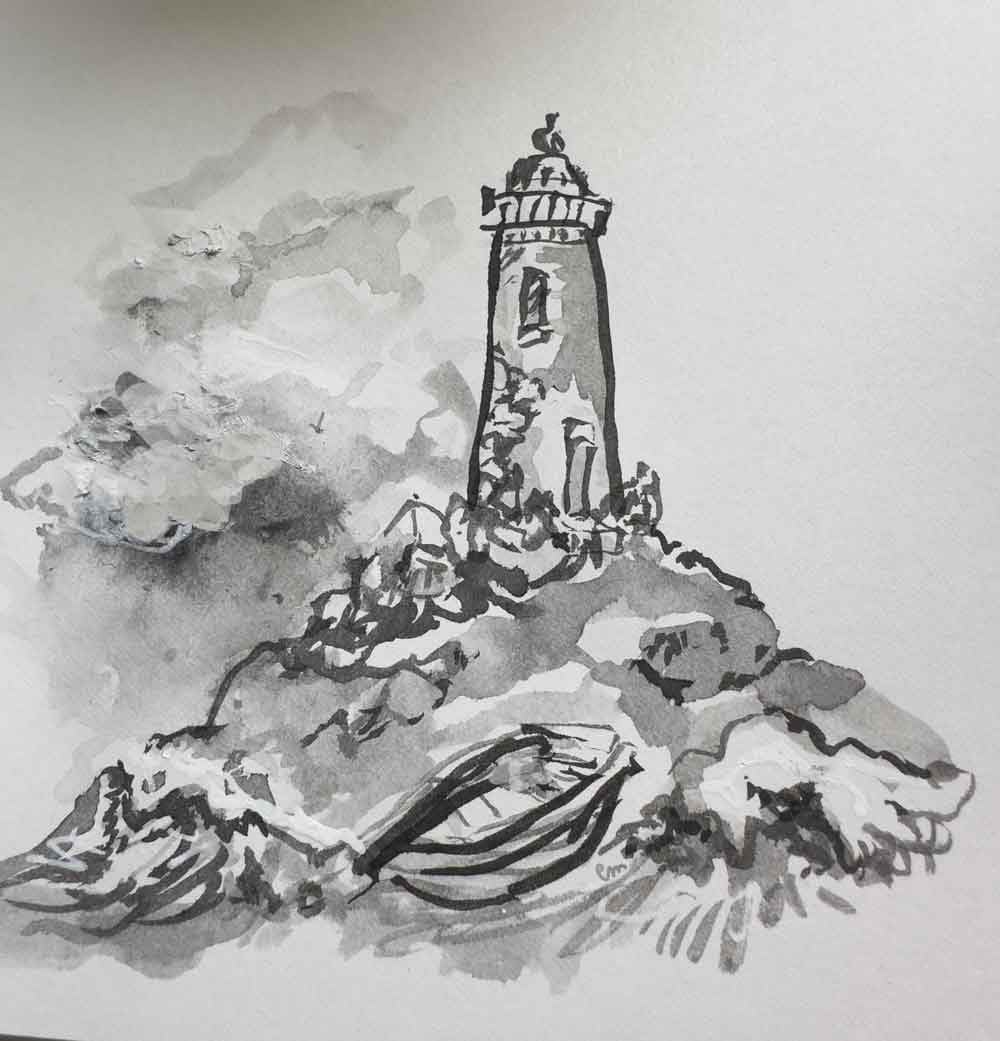 New York Central India Ink 16oz Bottle - Make an Impact with Matte Black India Ink, Perfect for Artists, Calligraphy, Illustrations, & More! customer photo 1