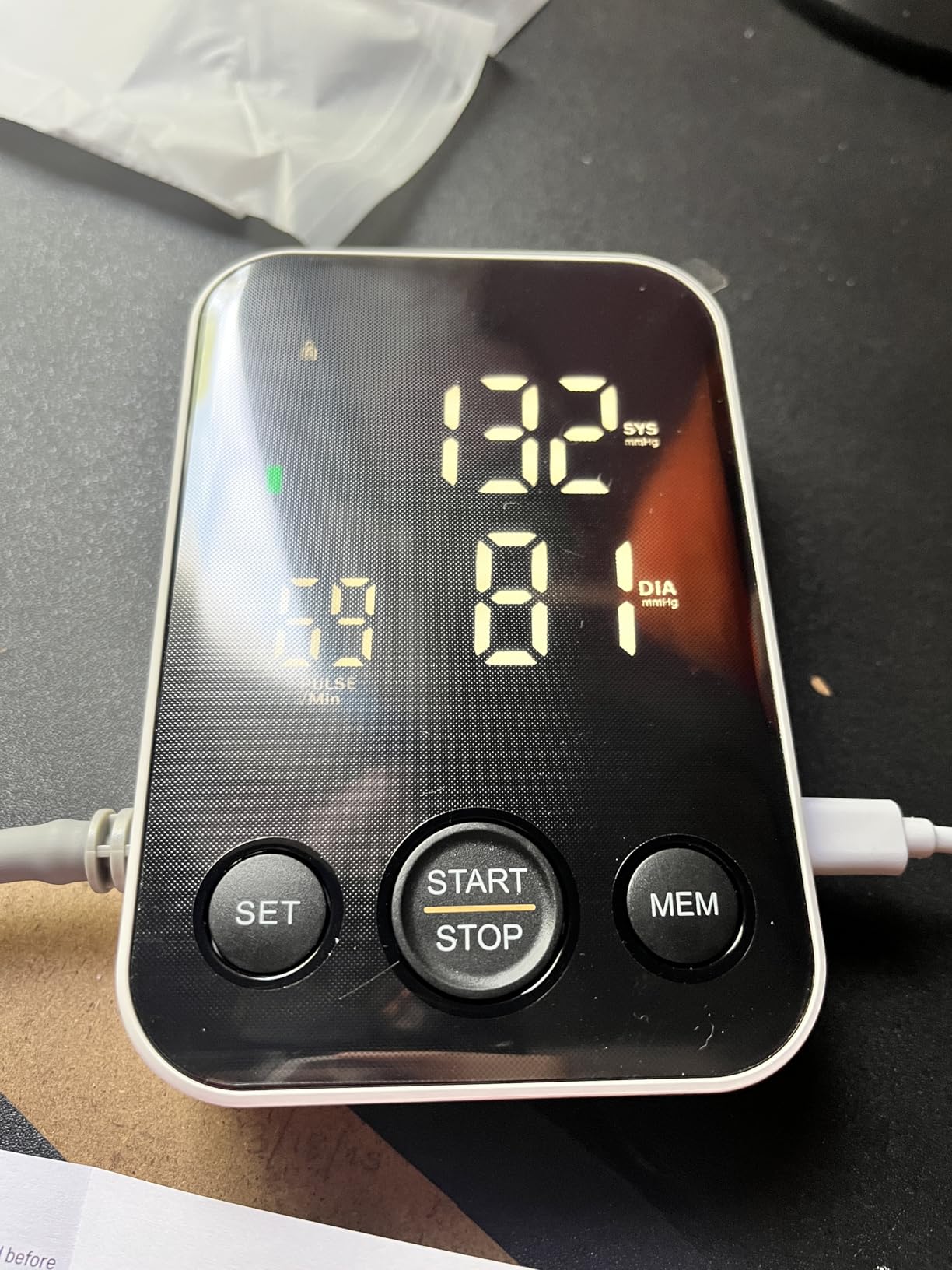 FDA Cleared Blood Pressure Monitor Upper Arm BP Machine for Home Use | Clinical Accuracy, 2x120 Memory, Large LED Display & 8.7