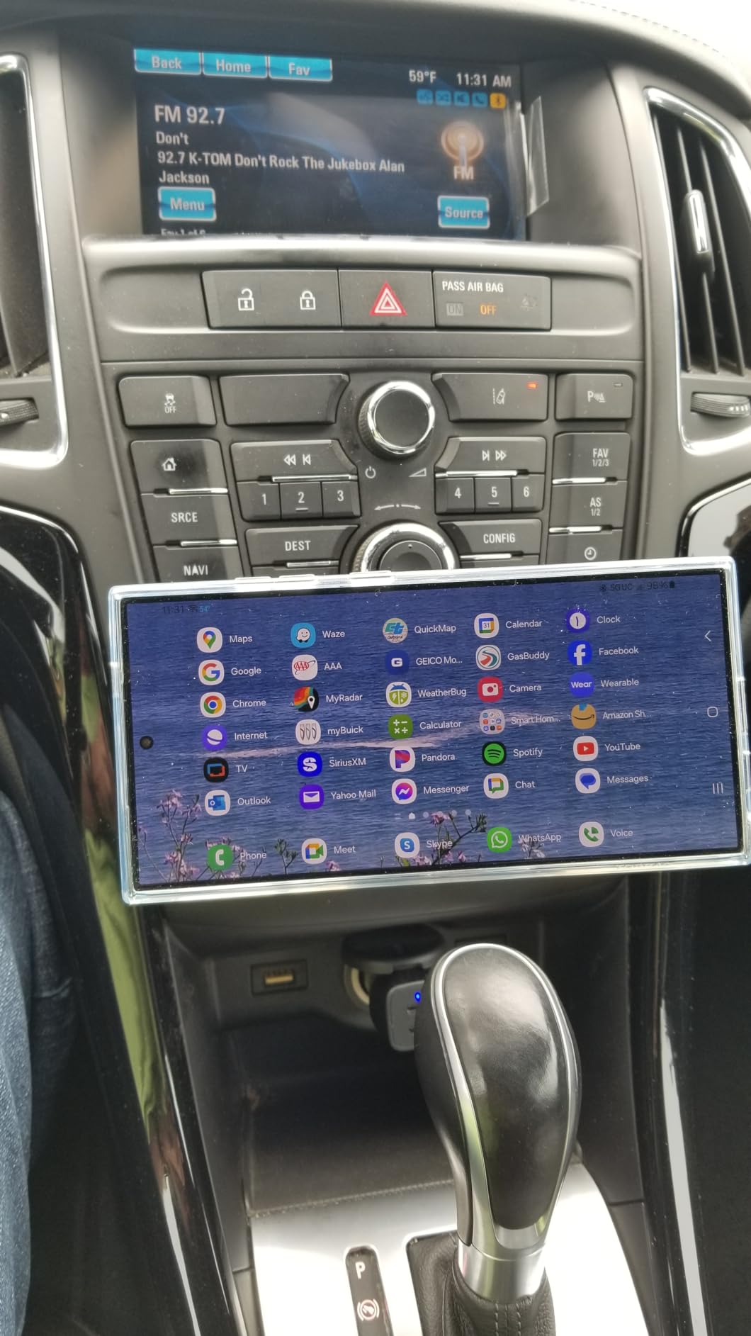 APPS2Car for Magsafe CD Player Phone Mount, 17 N54 Magnetic CD Phone Holder | MagSafe CD mount with 17 N54 magnets; 360-degree rotation; metal ring for cases; not for curved or hidden slots customer photo 1