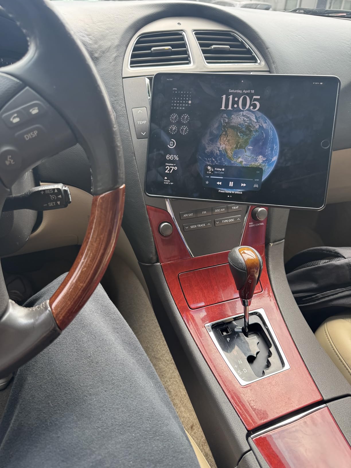 APPS2Car for Magsafe CD Player Phone Mount, 17 N54 Magnetic CD Phone Holder | MagSafe CD mount with 17 N54 magnets; 360-degree rotation; metal ring for cases; not for curved or hidden slots customer photo 2