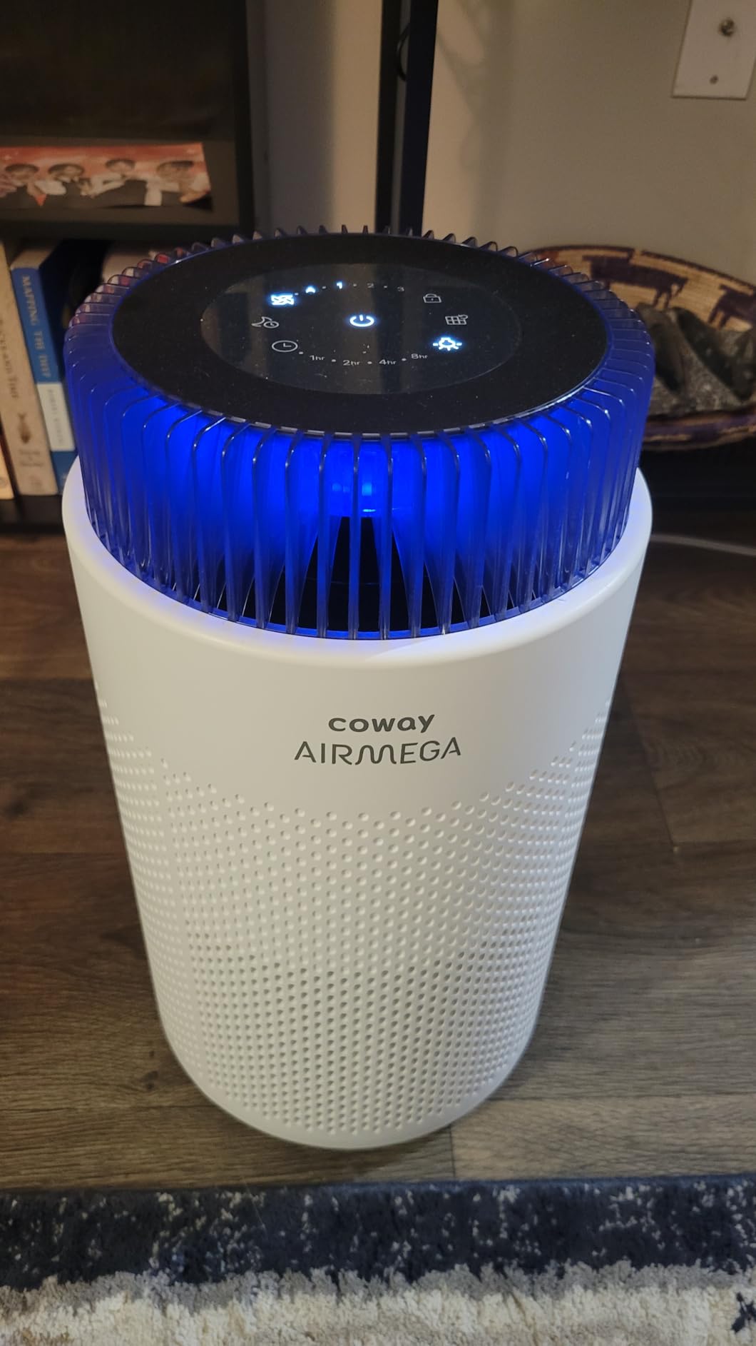 COWAY Air Purifiers for Home up to 810 ft², HEPA and Carbon Filter for Smoke, Allergies, Pet Dander, Odor, AQI Monitor, Auto Mode, Timer, Filter Indicator, Night Light, 2yr Warranty, Airmega 100 White customer photo 2