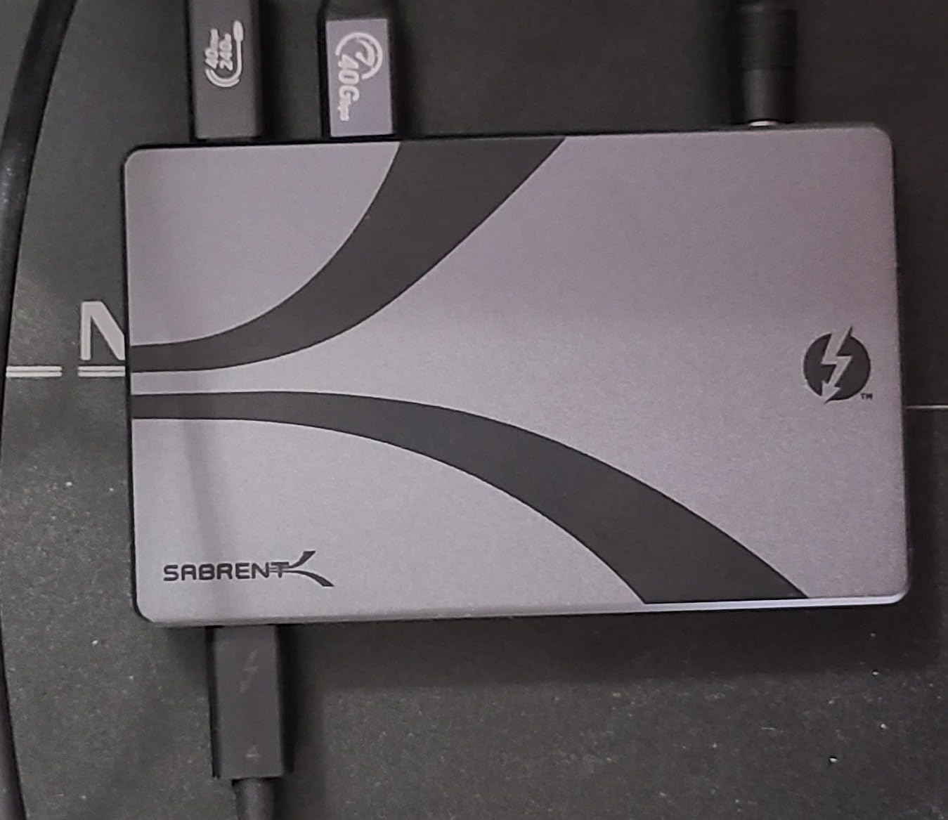 SABRENT Thunderbolt 4 Hub, 60W Charging, 3X TB4 + USB-A (HB-TBT4) | Dual 4K@60Hz or 8K@60Hz; certified TB4 cable; USB-C dock; macOS & Windows customer photo 1