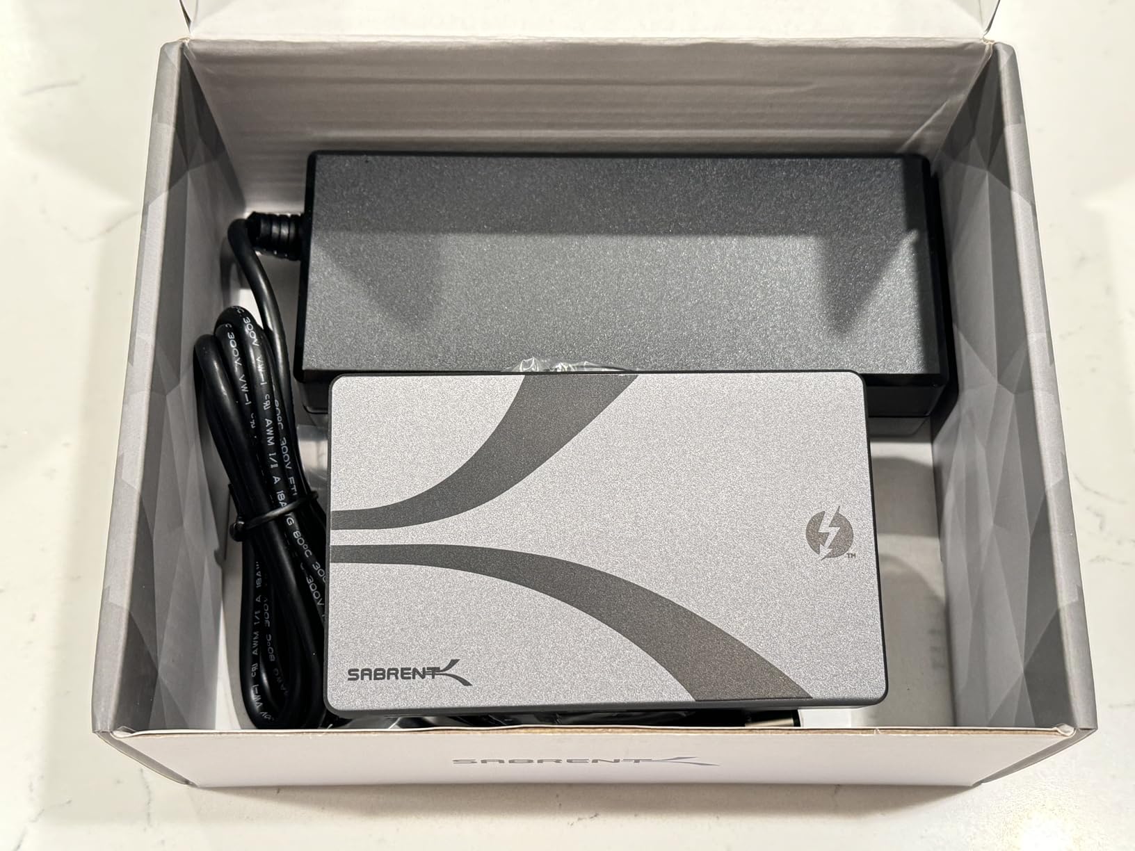 SABRENT Thunderbolt 4 Hub, 60W Charging, 3X TB4 + USB-A (HB-TBT4) | Dual 4K@60Hz or 8K@60Hz; certified TB4 cable; USB-C dock; macOS & Windows customer photo 2