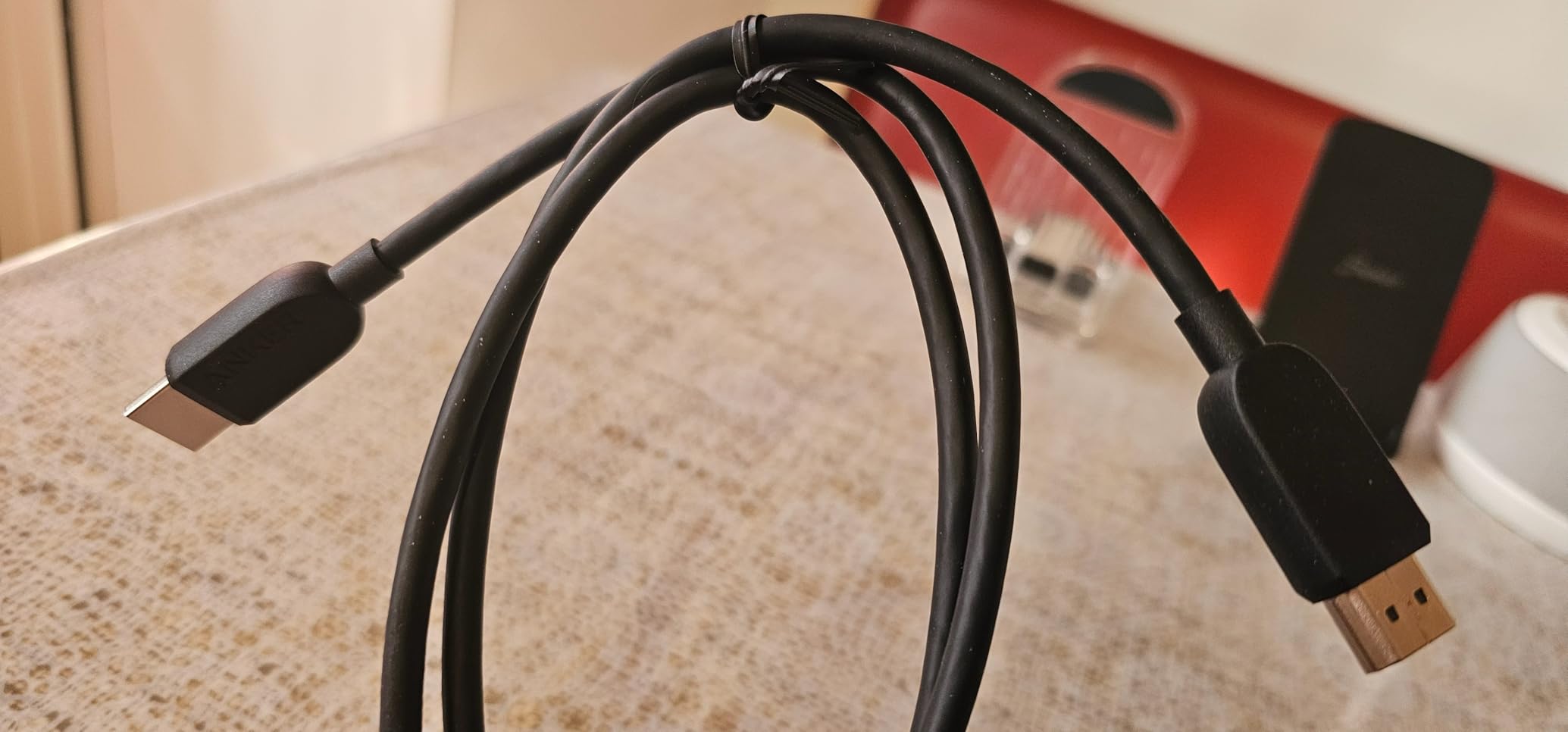 Anker HDMI Cable, Ultra HD HDMI to HDMI Cable with 8K@60Hz and 4K@120Hz | HDMI Cord 48 Gbps Certified Ultra High-Speed, Compatible with PlayStation 5, Xbox, Samsung TVs and More, 6ft customer photo 2