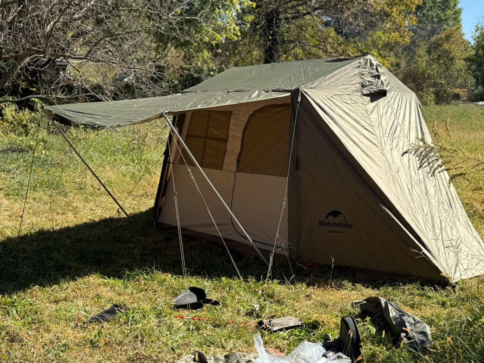 Naturehike Village Instant Tent, 4 Person 8 Person Camping Tent with Full Rainfly, Waterproof Large Cabin Tents for Car Camping customer photo 2