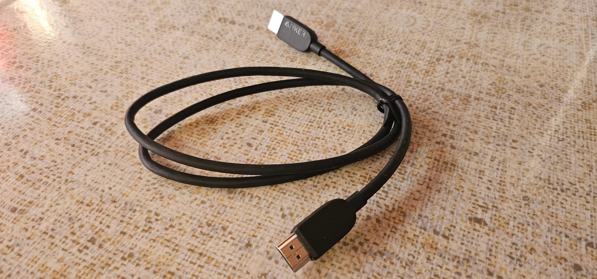 Anker HDMI Cable, Ultra HD HDMI to HDMI Cable with 8K@60Hz and 4K@120Hz | HDMI Cord 48 Gbps Certified Ultra High-Speed, Compatible with PlayStation 5, Xbox, Samsung TVs and More, 10ft customer photo 1