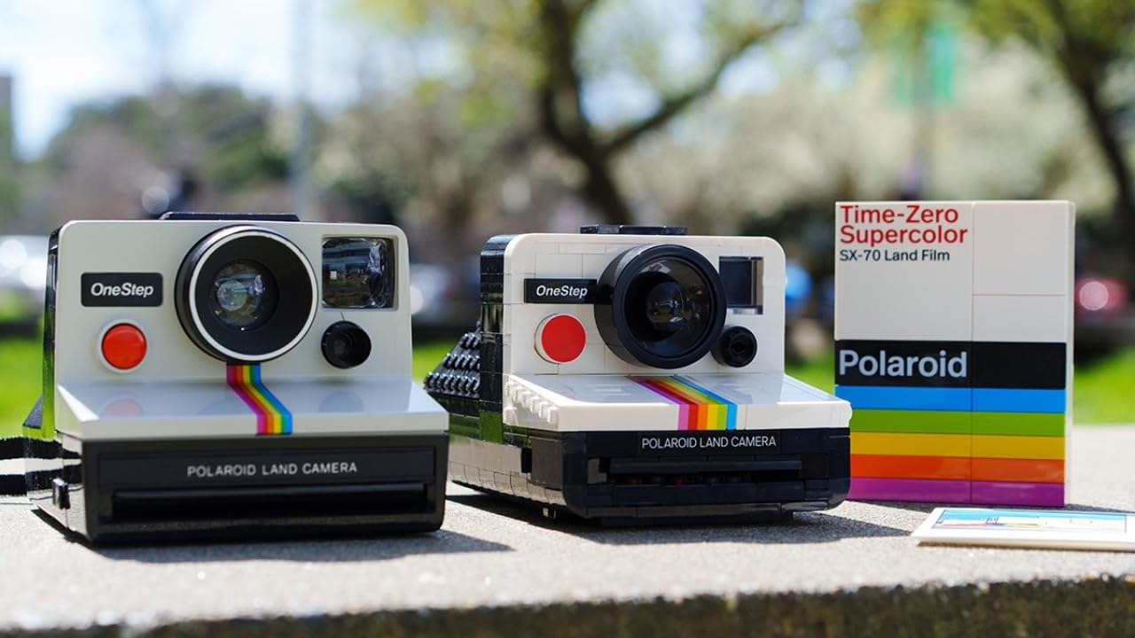 LEGO Ideas Polaroid OneStep SX-70 Building Set for Adults - Vintage Polaroid Model DIY Craft Kit, Ages 18+ - Gift for Birthdays - 21345 customer photo 1