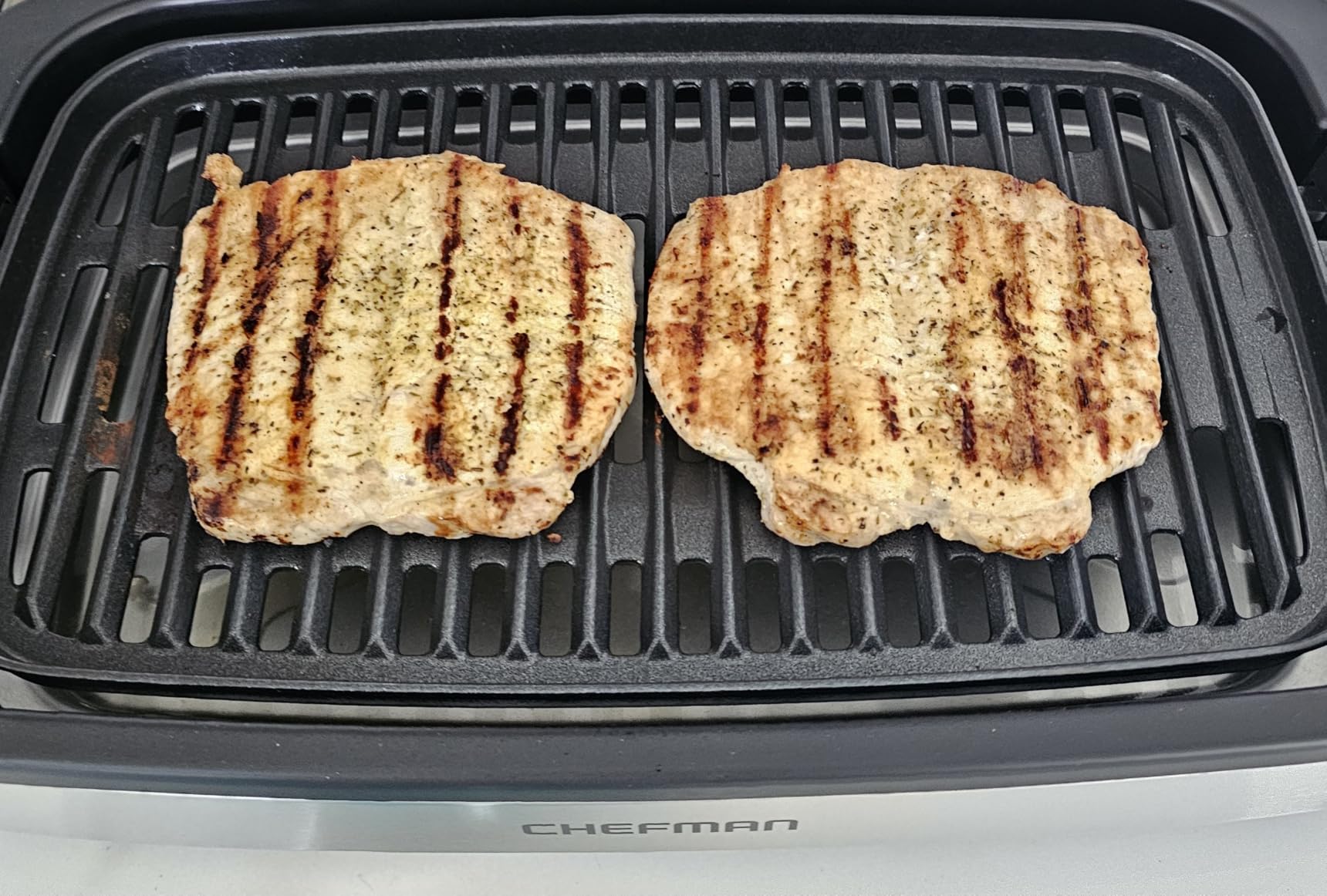 Chefman Smokeless Indoor Electric Grill, Extra Large Grilling Surface, Nonstick Table Top Grill customer photo 2