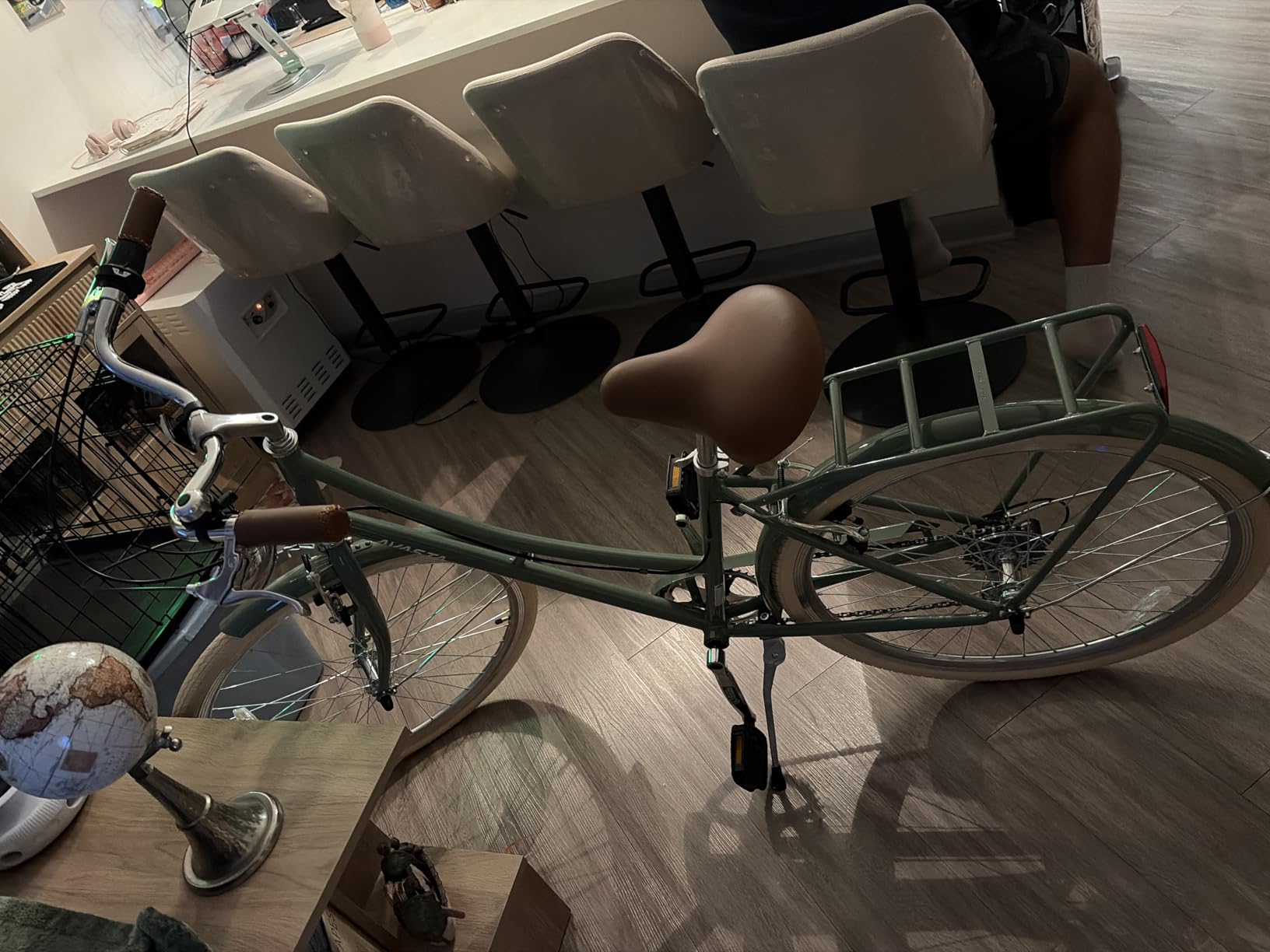 AVASTA Vela 26 Inch High Tensile Steel Frame Women Female Hybrid Bike | Dual V-Brake, Alternative Light or Basket, Wide Saddle, Step-through Frame with Smooth 6-speed for Comfortable Commuting customer photo 1