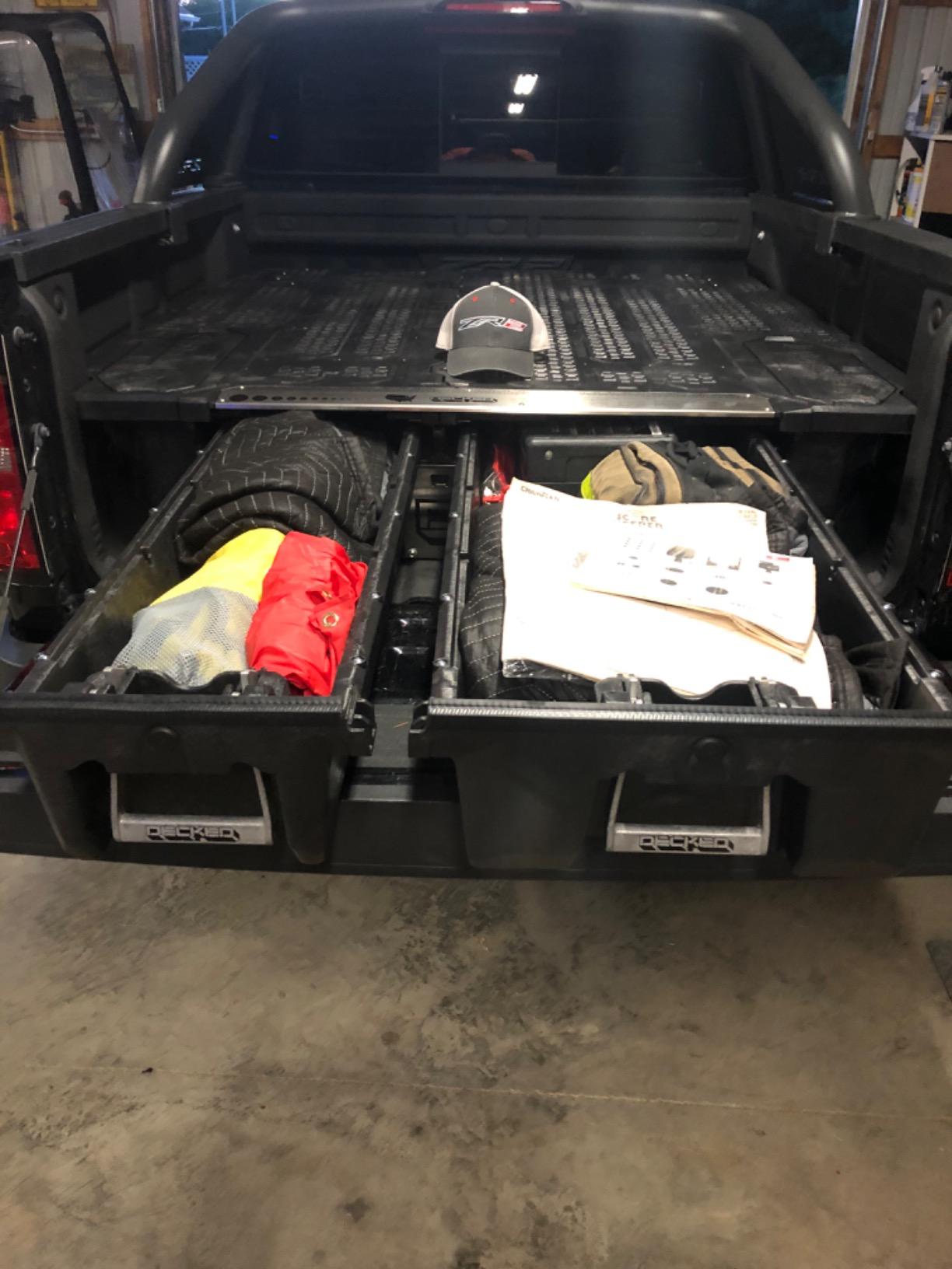 DECKED Truck Bed Storage System Includes System Accessories | Compatible with Chevy Silverado & GMC Sierra 1500 (2019-Current New Body Style/Next Gen) 5'9