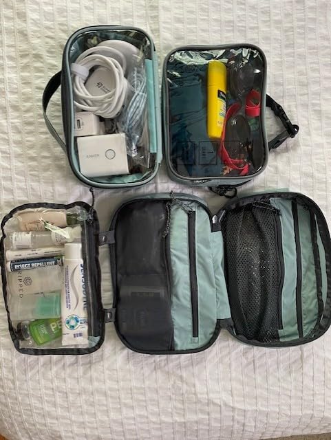 TRIPPED Travel Gear 3-Piece Travel Toiletry Bag Set | Includes Hanging Toiletry Bag, 311 TSA Liquid Bag, and Accessory Organizer Pouch with Lightweight Ripstop Construction customer photo 2