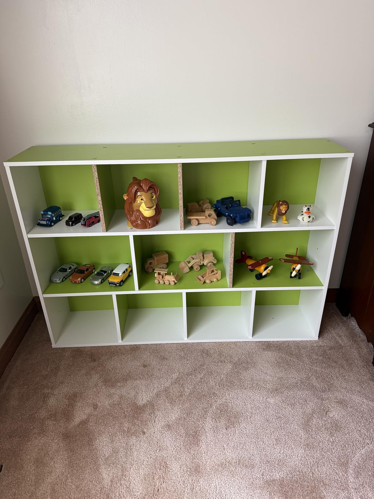 Furinno LUDER Book Shelf, 11-Cube Bookshelf, Reversible Bookcase, Blackwood customer photo 1