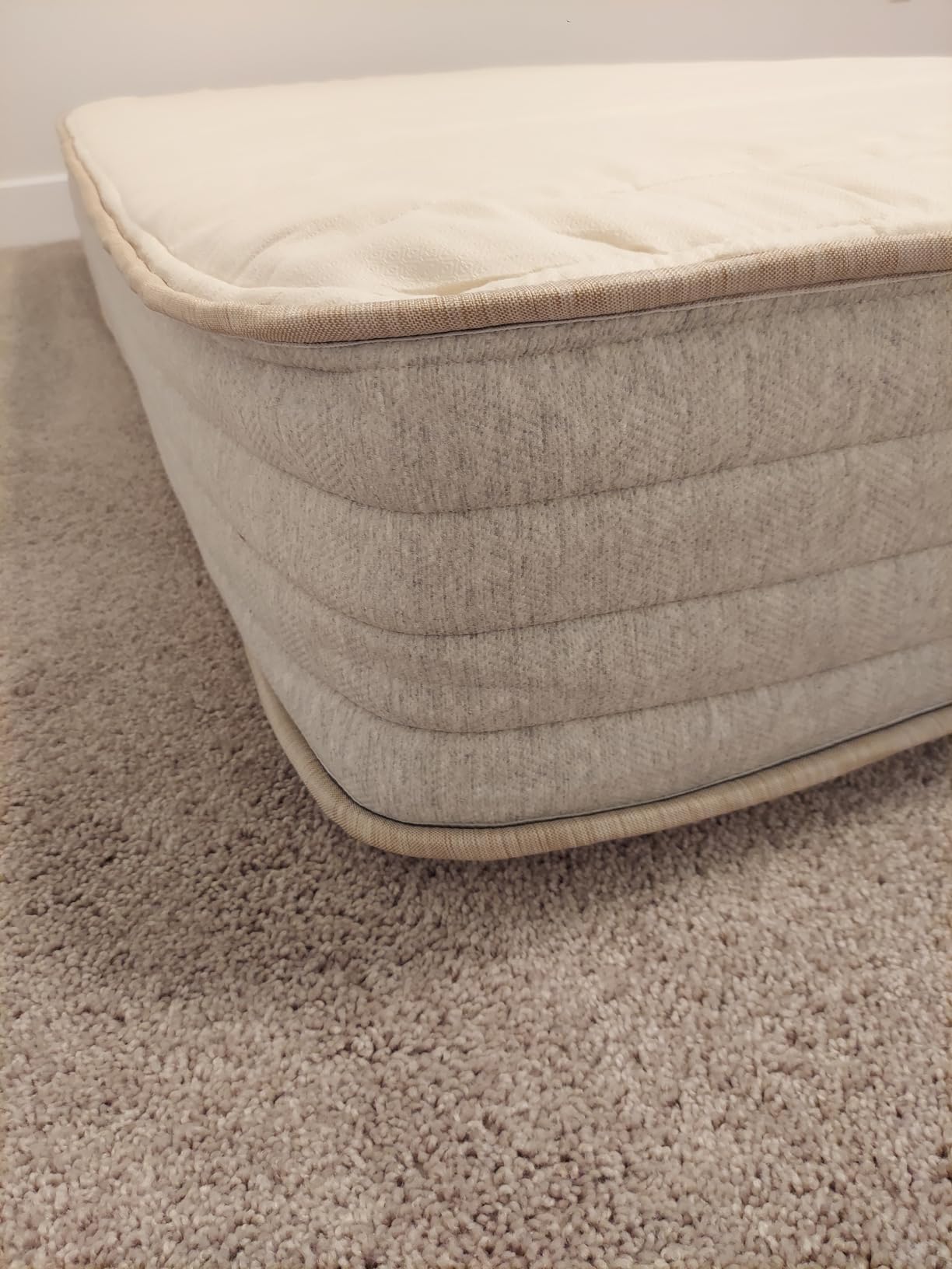 Ethical Mattress CO 10-inch Mattress, Organic & Toxin-Free, King Size | Medium Firm Hybrid, Bed-in-a-Box, Made in the USA with Organic Cotton, Wool, Latex & Pocketed Coil Springs customer photo 2