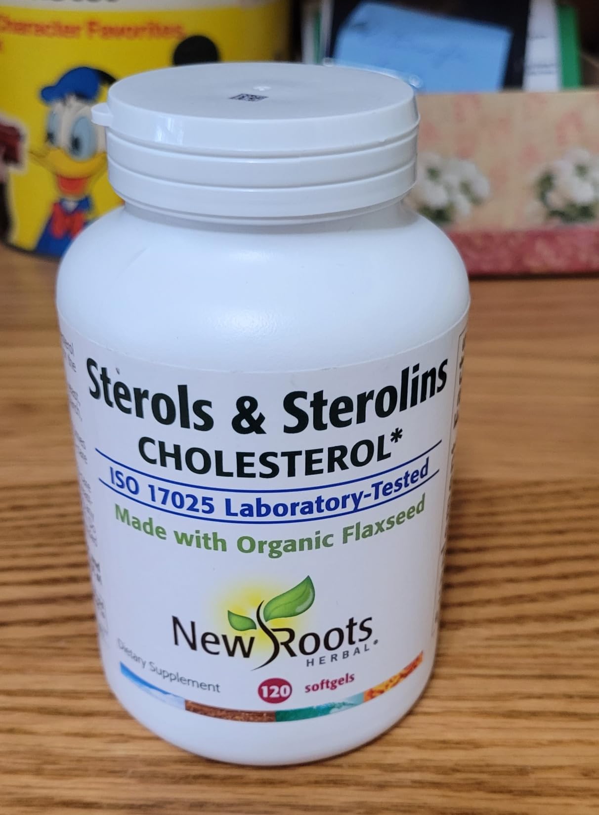 NEW ROOTS HERBAL Plant Sterols and Sterolins Supplement with Organic Flaxseed | Stanols or Phytosterols for Cholesterol Support with Source of Omega-3s (120 Softgels) customer photo 2