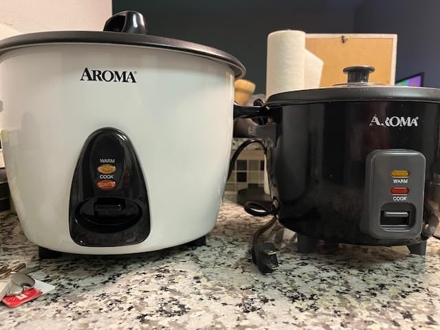AROMA Rice Cooker, 8-Cup (Uncooked) / 16-Cup (Cooked), Pot-Style Rice Cooker and Soup Warmer with One-Touch Control, 4 Qt, White, ARC-368NG customer photo 1