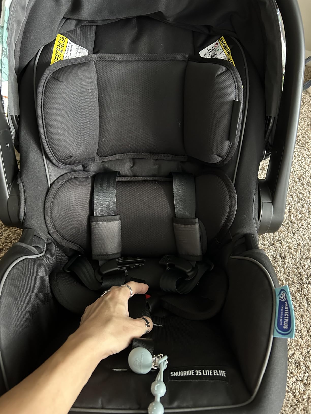 Infant Insert Compatible with Doona, Newborn Insert Replacement, Baby Head and Body Support customer photo 1
