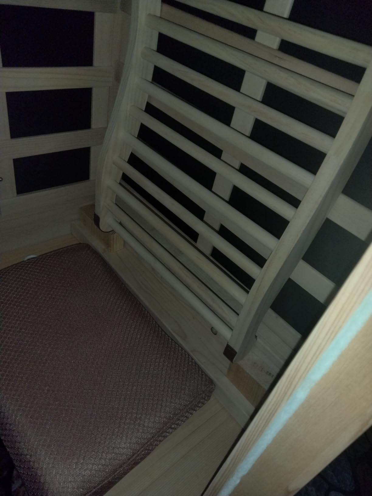 OUTEXER Far Infrared Sauna Home Sauna Spa Room Low-EMF Wood 1200W 120V | Indoor Saunas with 7 color light Tempered Glass Door customer photo 1