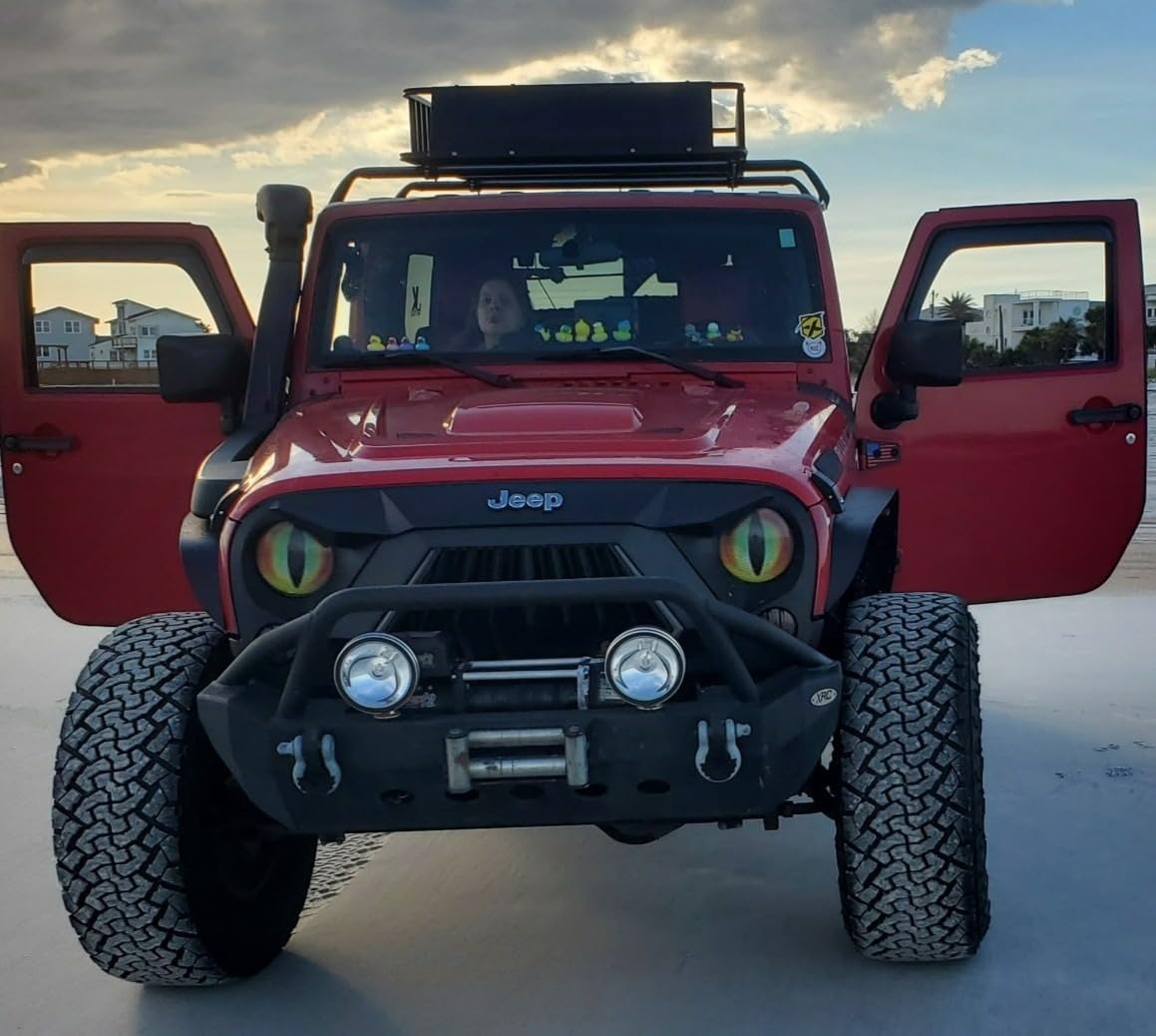 SCITOO Car Snorkel Kit Assembly Compatible with Jeep Wrangler JK 2006-2017 Air Ram Intake 3.8L Petrol 2.8L Diesel customer photo 2