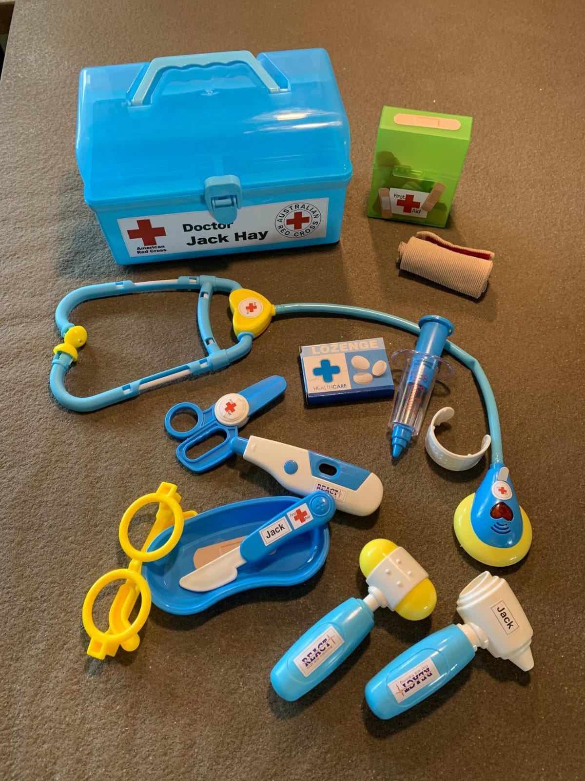 Kids Doctors Play Set Pretend Dress Up Costume for 2+ Year Olds Girls | with Vet Dog & Stethoscope & Storage Box Birthday Gift for 3 4 5 6 Year Old Girls customer photo 1