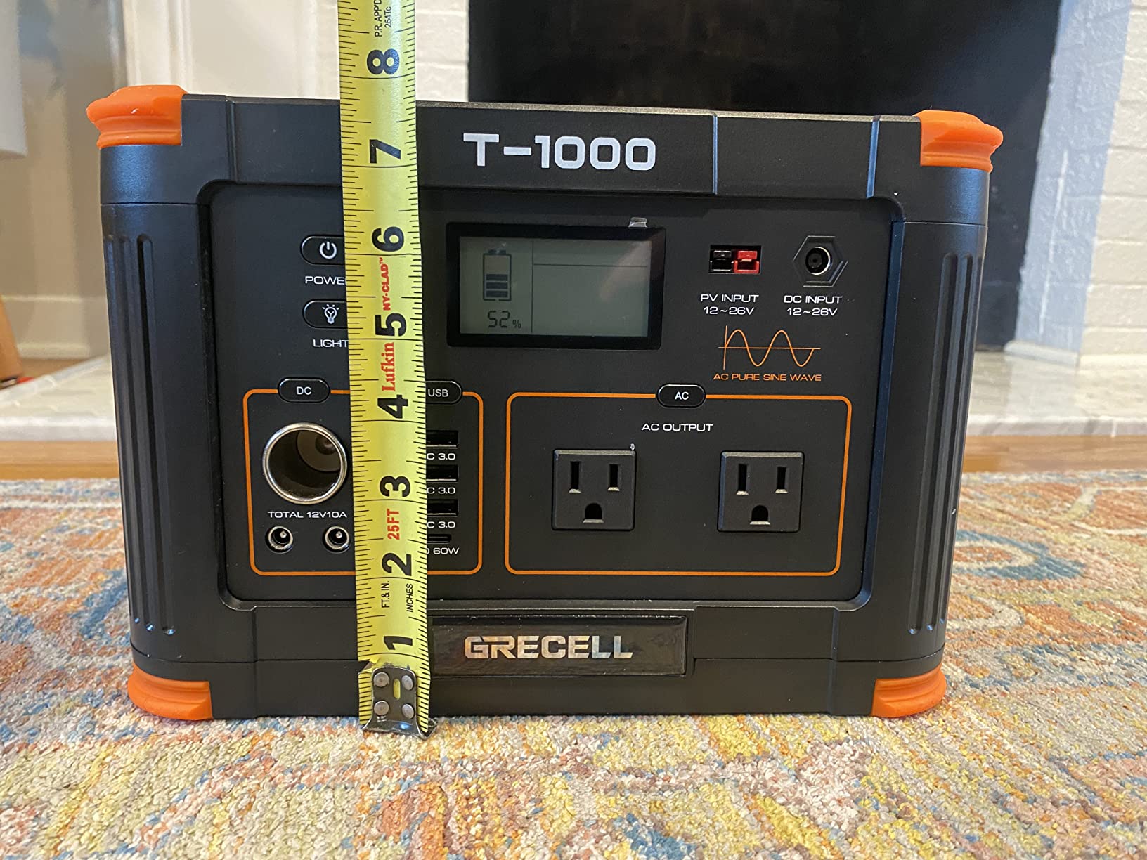 GRECELL Portable Power Station 2200W Solar Generator 1126Wh LiFePO4 | Battery Pack with 1200W AC Charging & 800W Solar Charging, 1.25Hrs Fast Charging with 4x2200W(4800W Peak) AC Outlets for Home customer photo 1